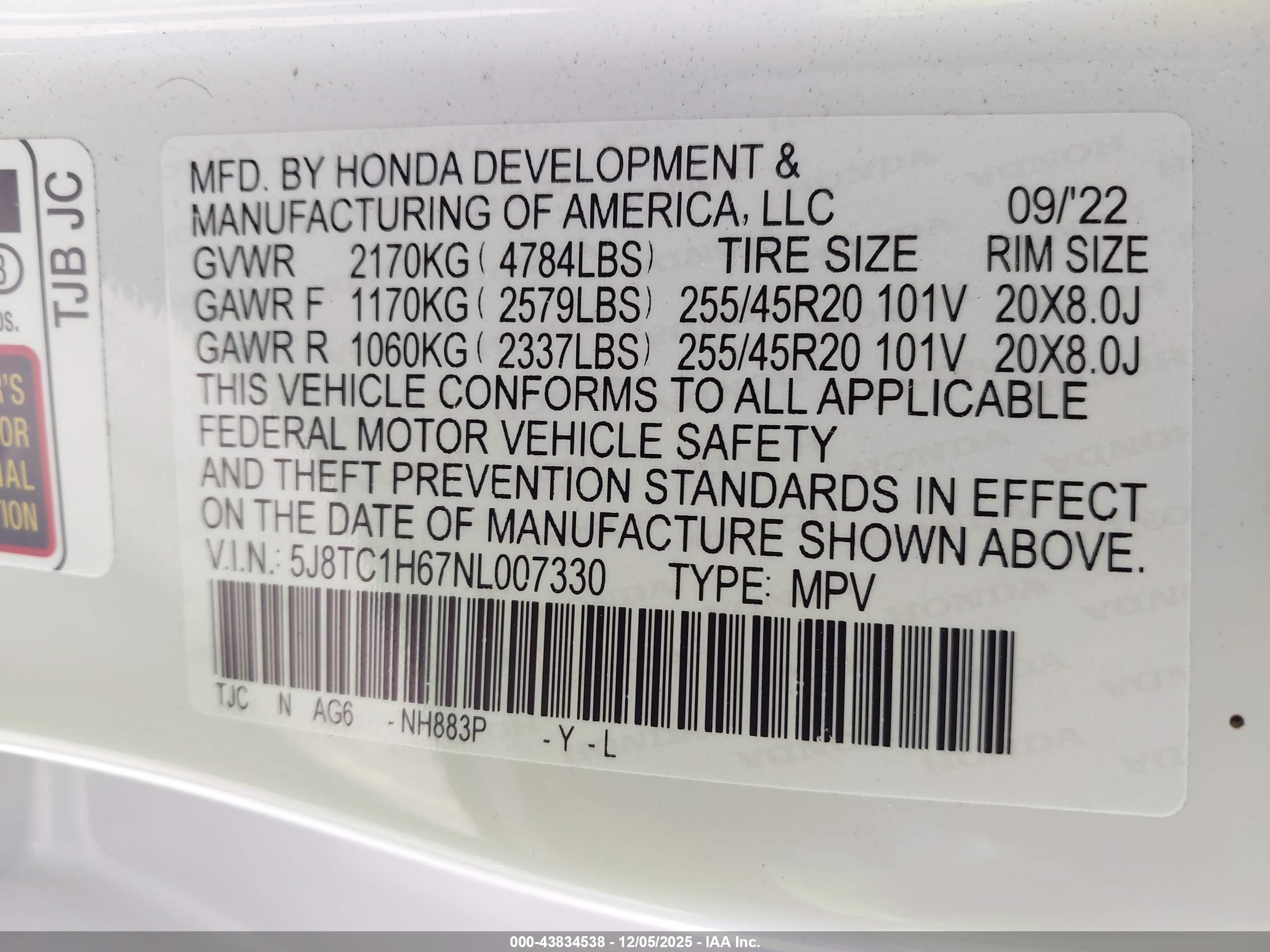ACURA RDX image 9