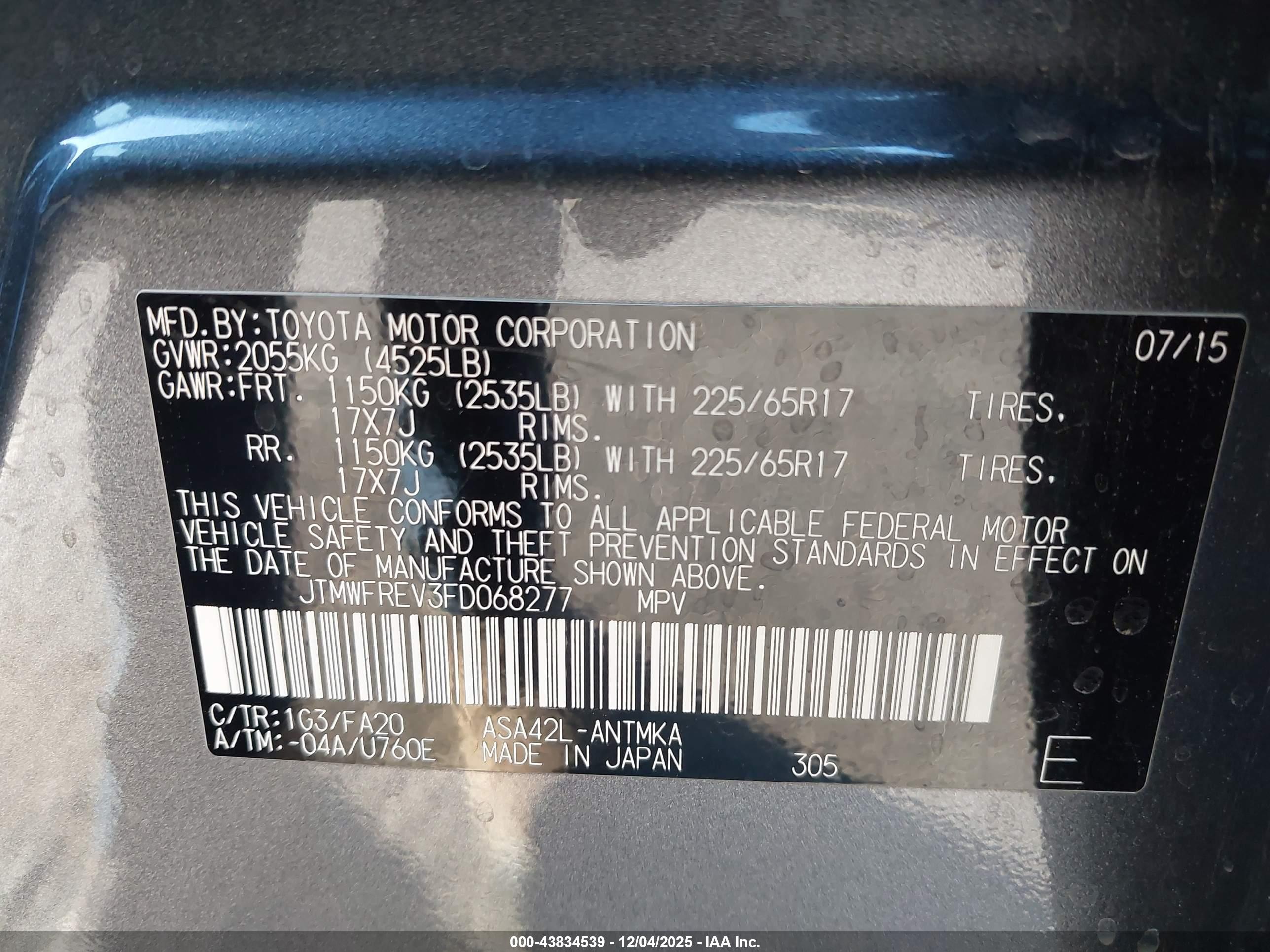 TOYOTA RAV4 image 9
