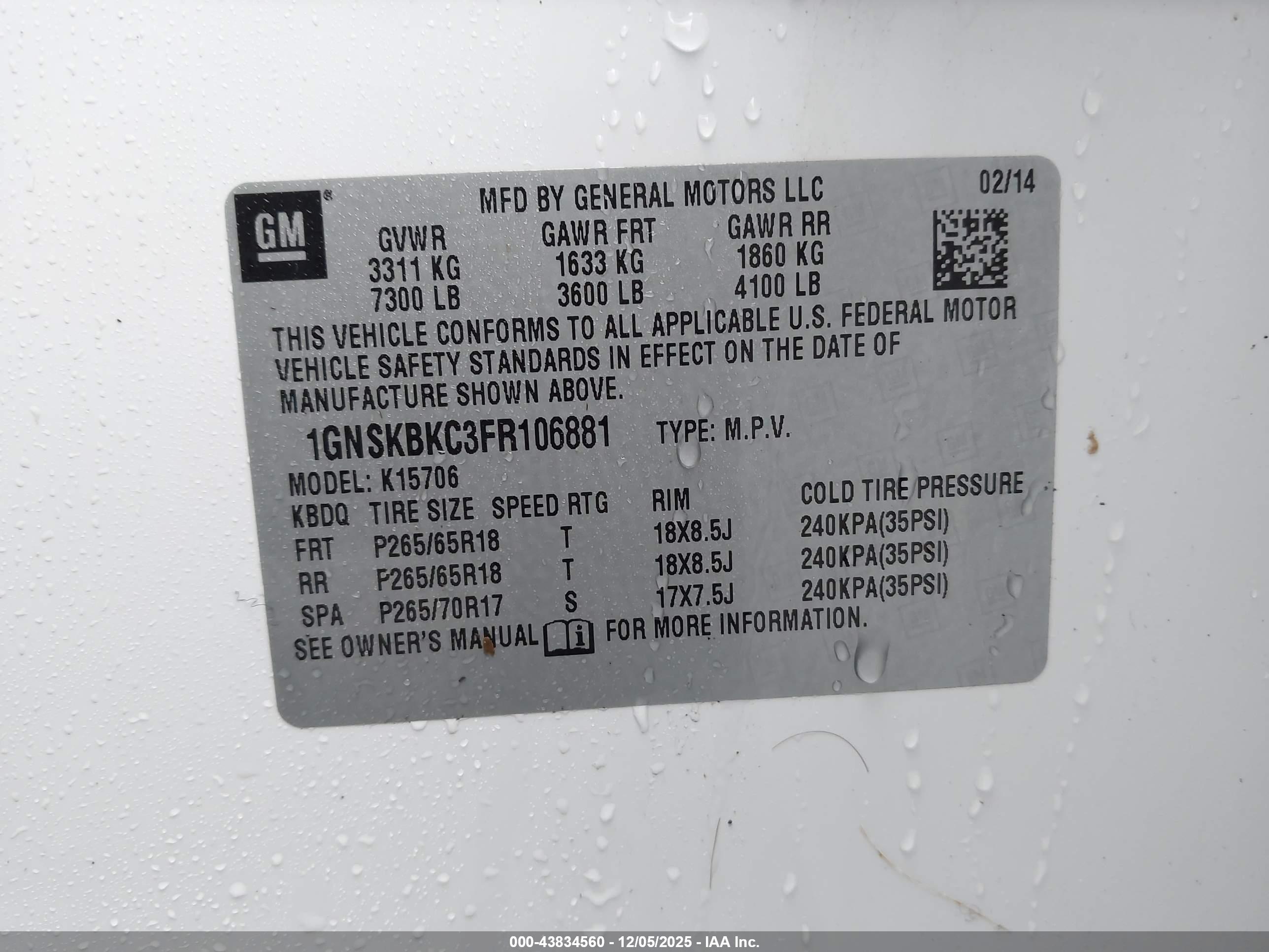 CHEVROLET TAHOE image 9