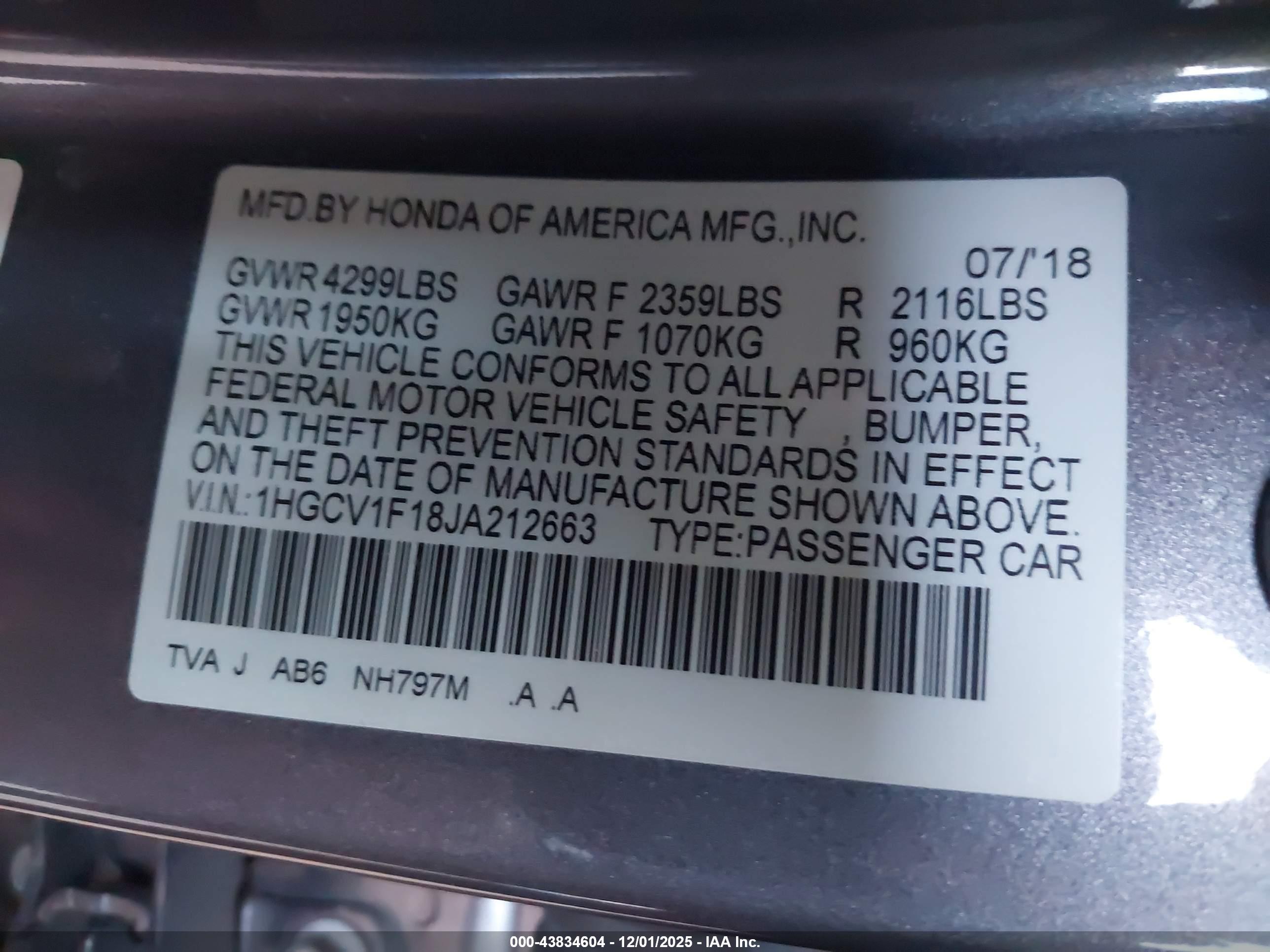 HONDA ACCORD image 9
