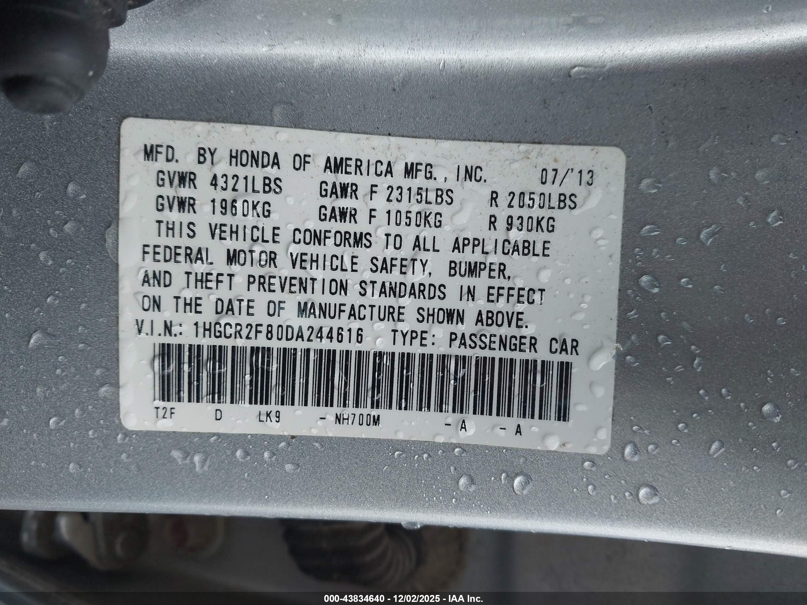 HONDA ACCORD image 9