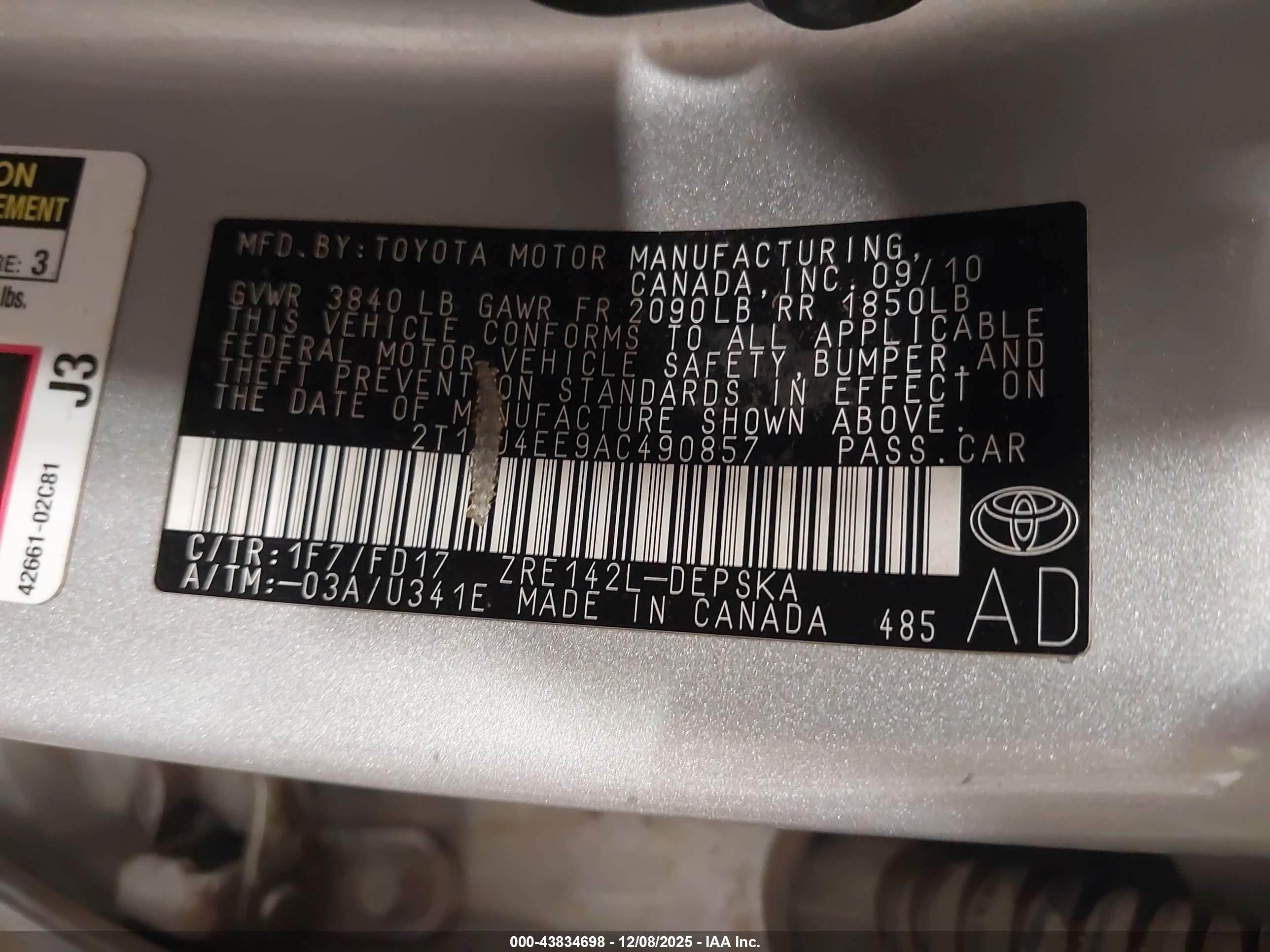 TOYOTA COROLLA image 9