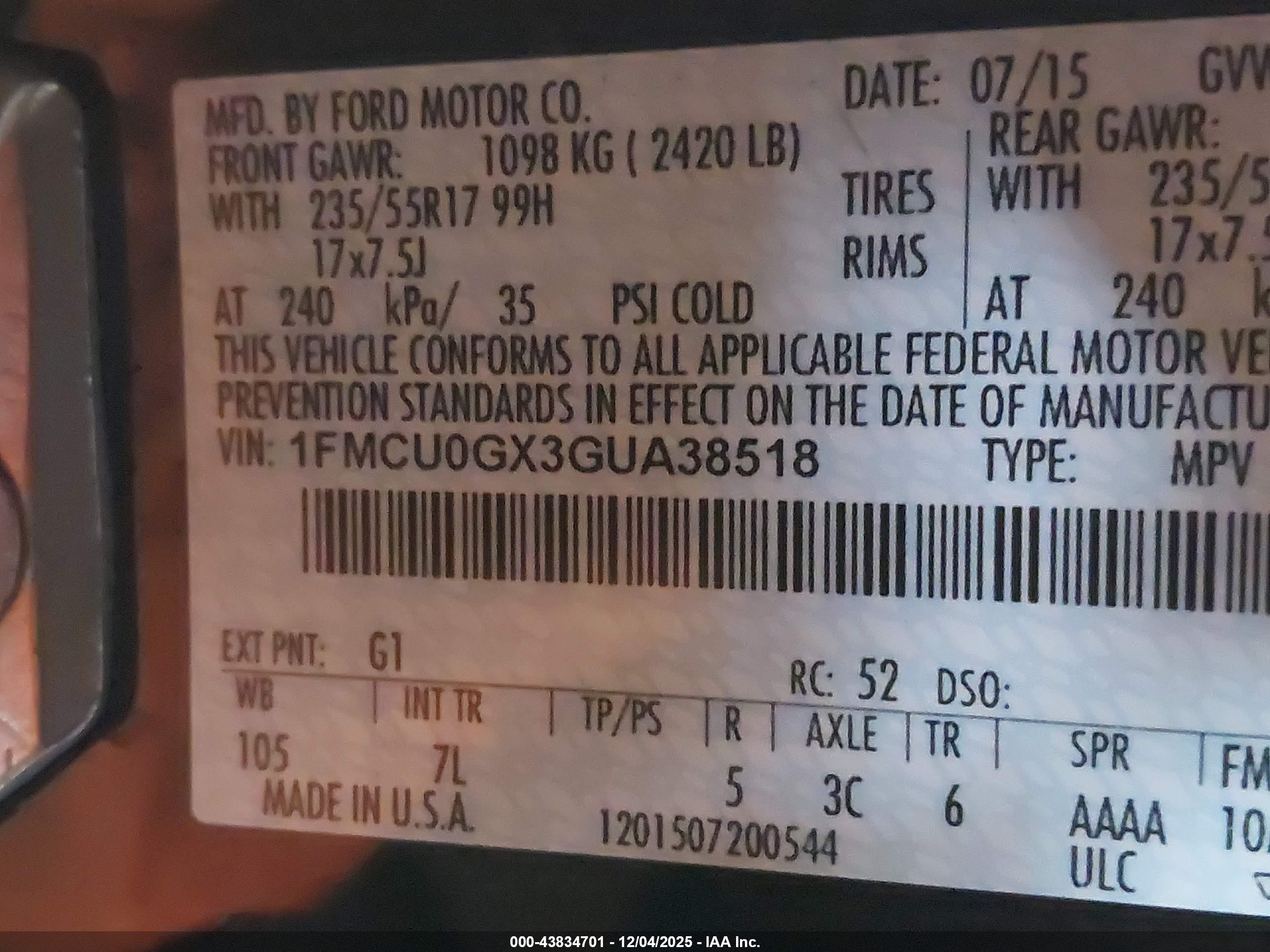 FORD ESCAPE image 9