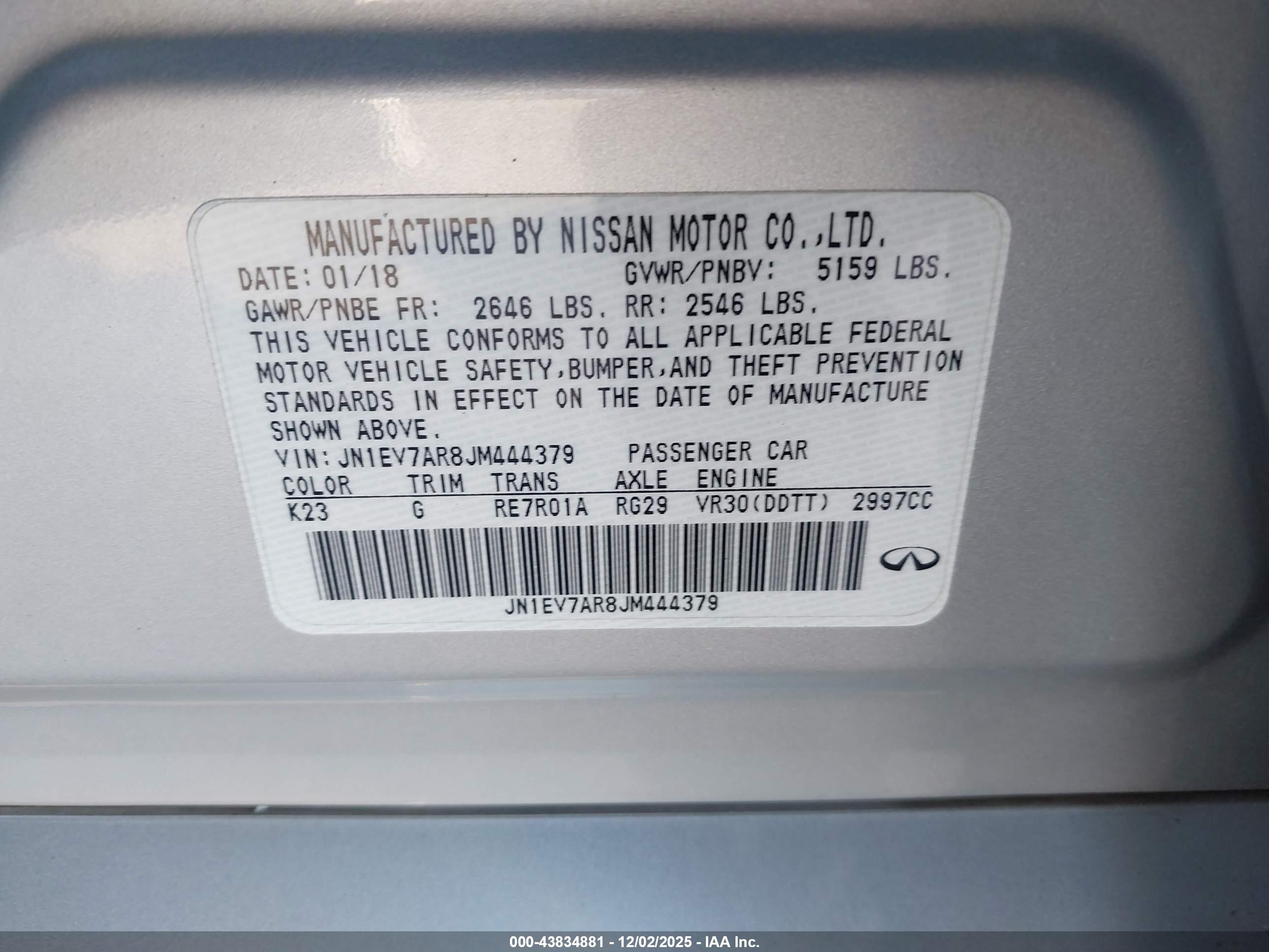 INFINITI Q50 image 9