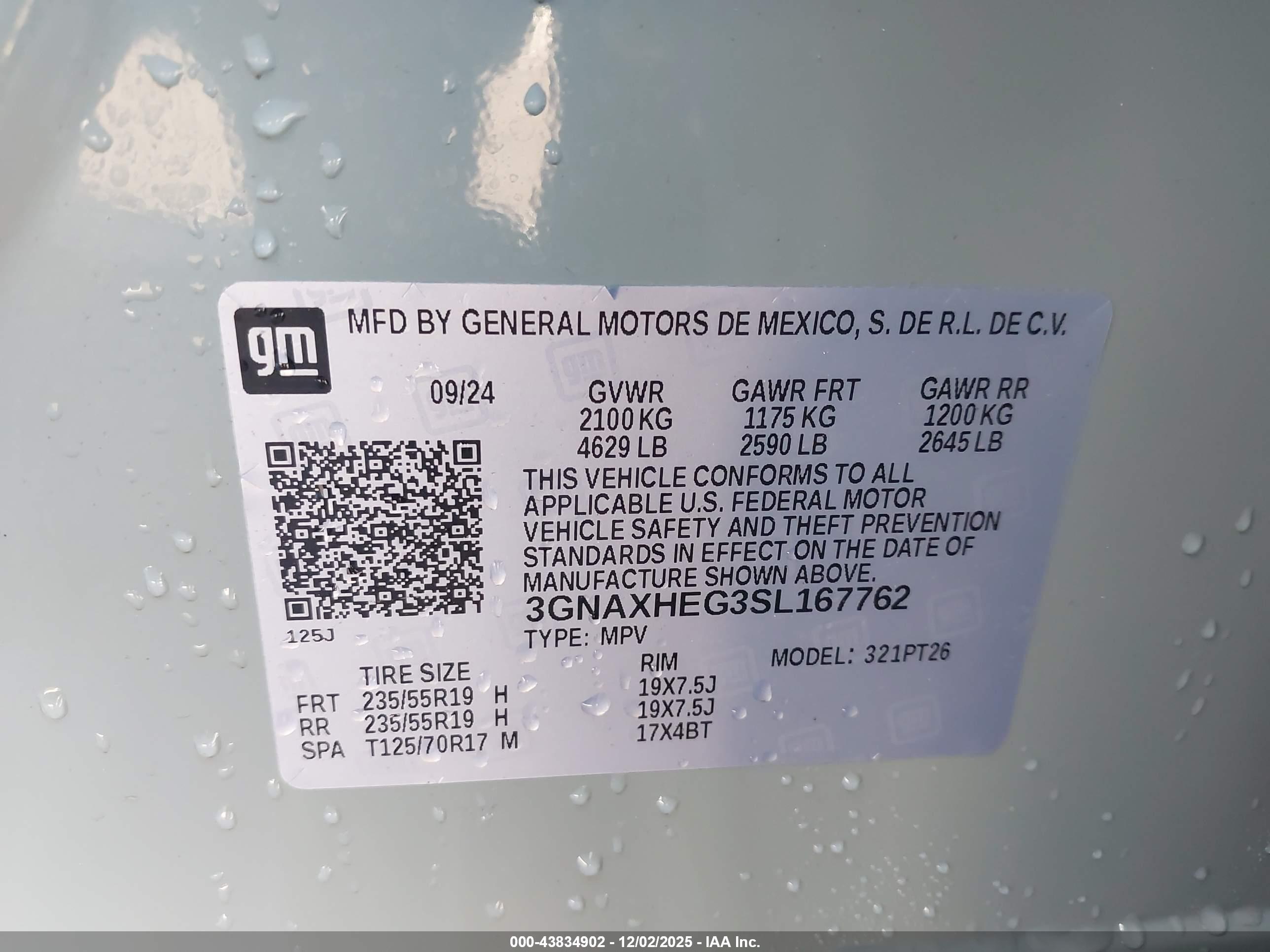 CHEVROLET EQUINOX image 9