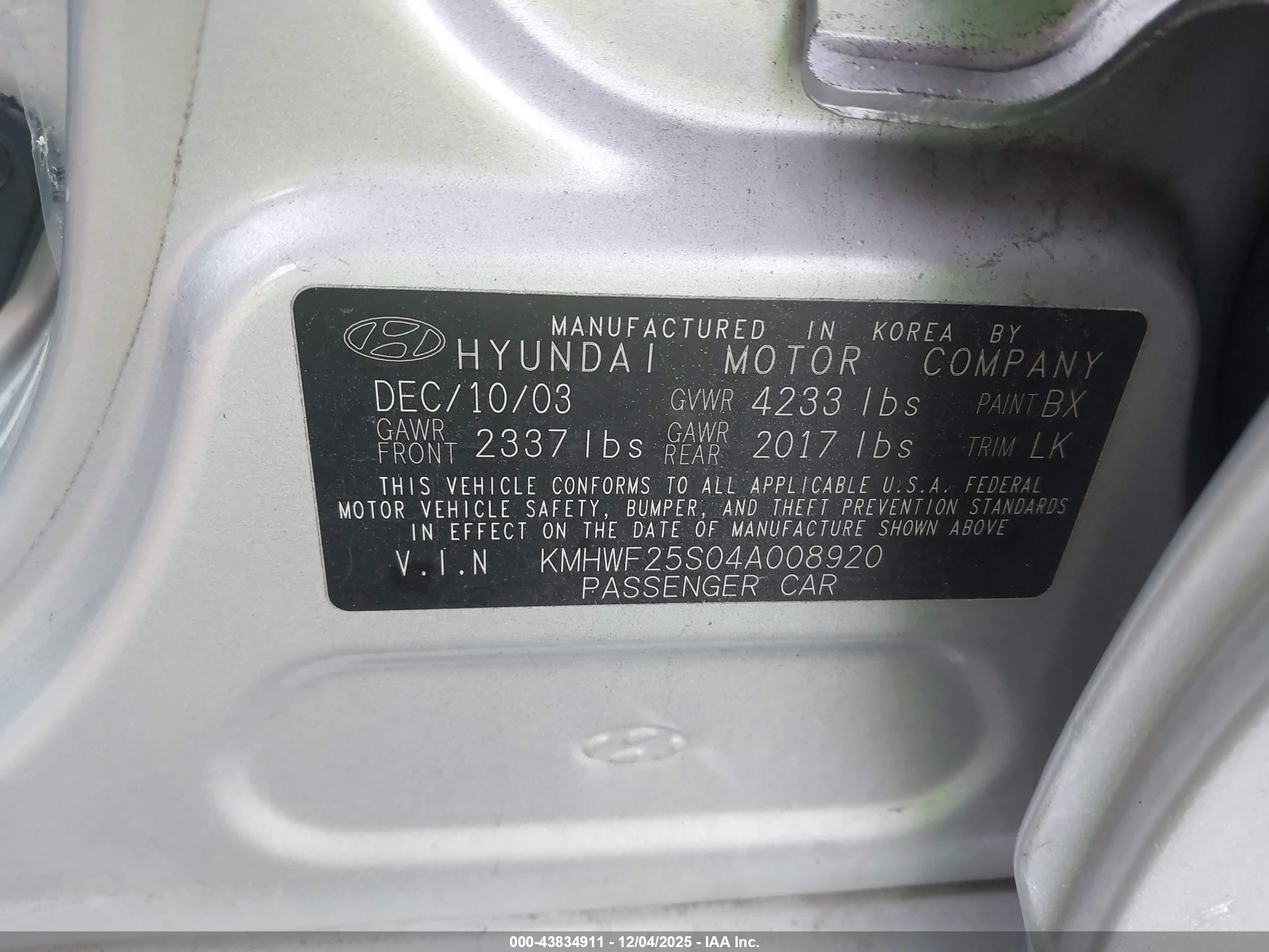 HYUNDAI SONATA image 9
