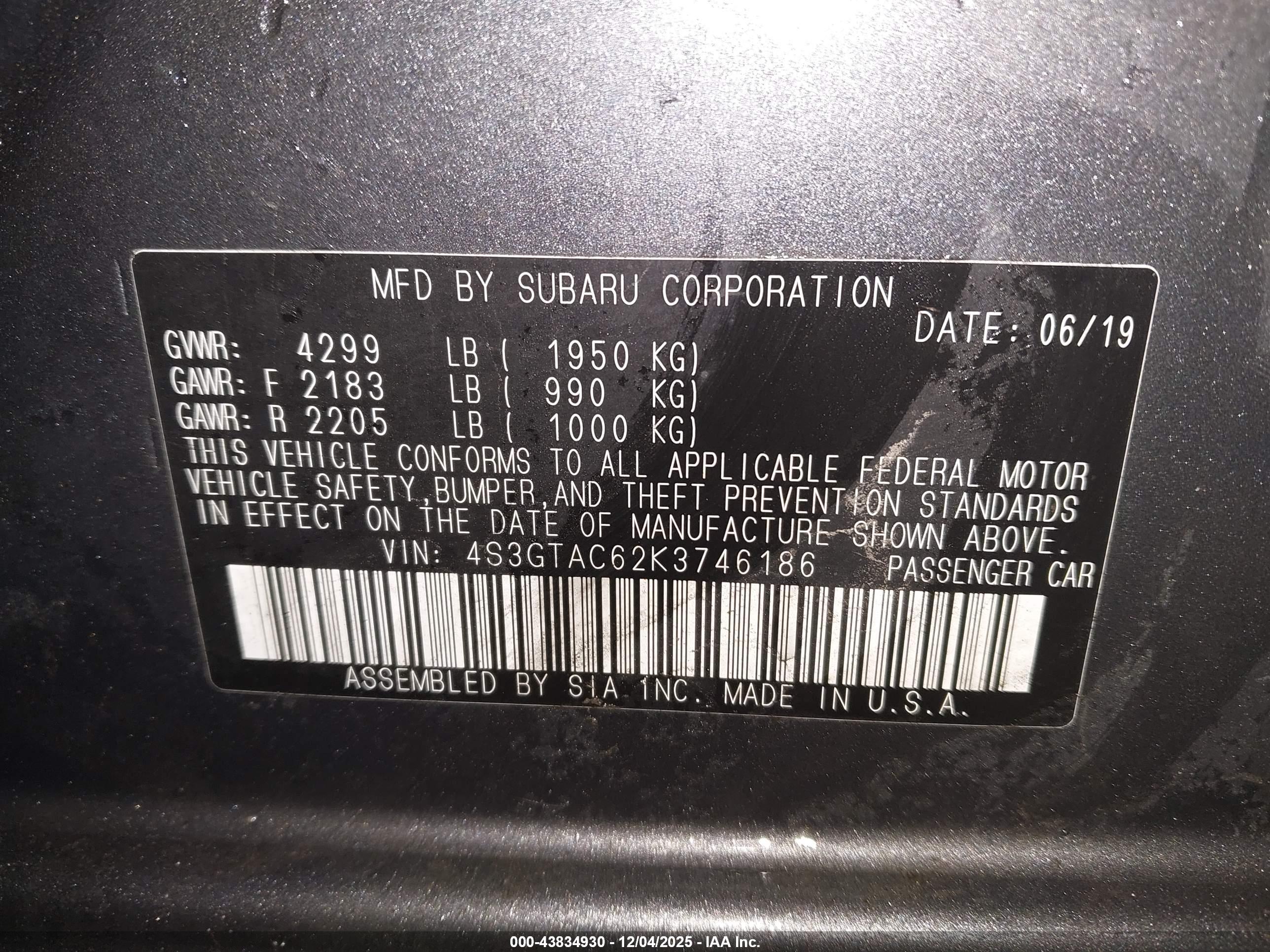 SUBARU IMPREZA image 9