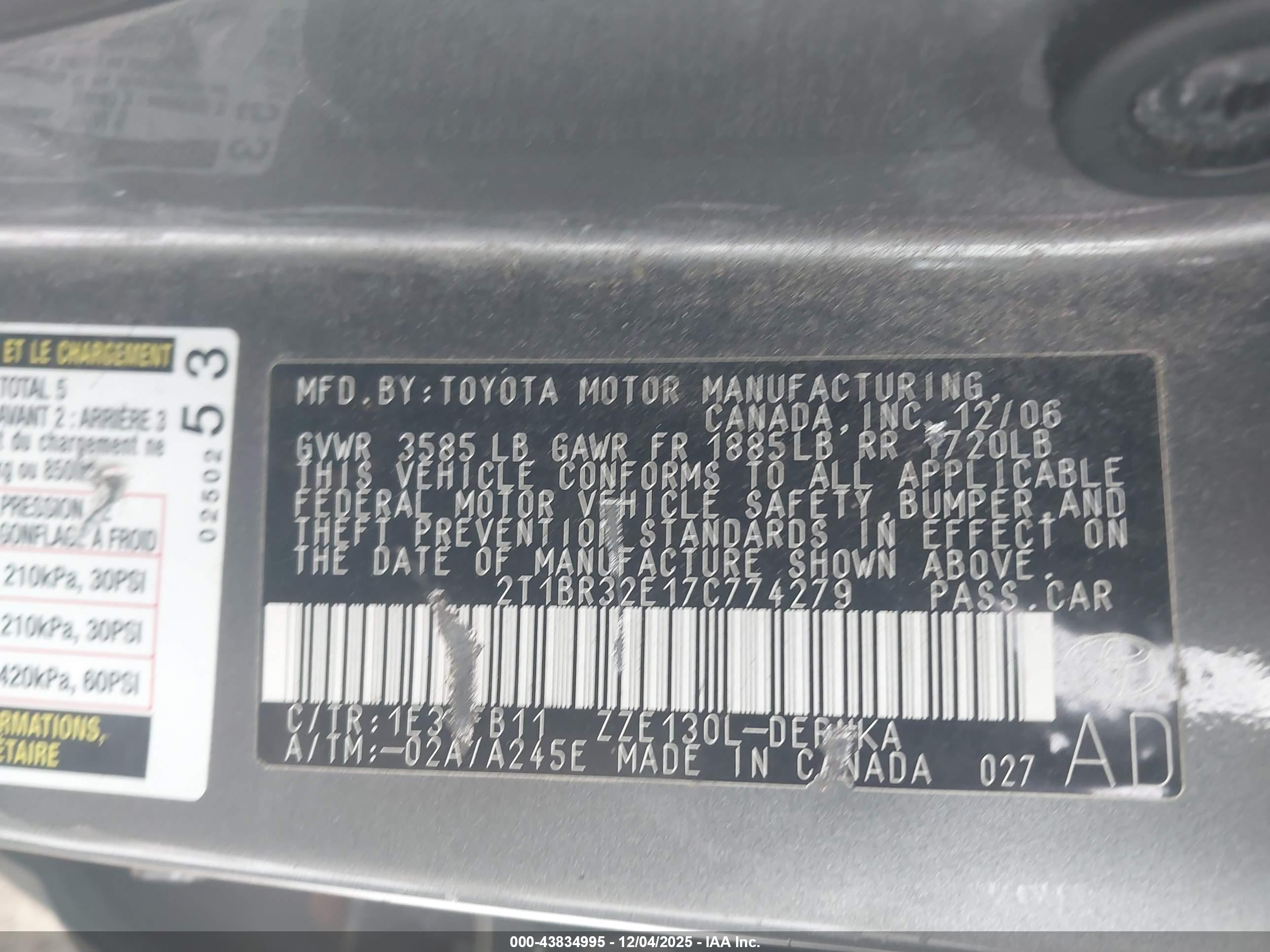 TOYOTA COROLLA image 9