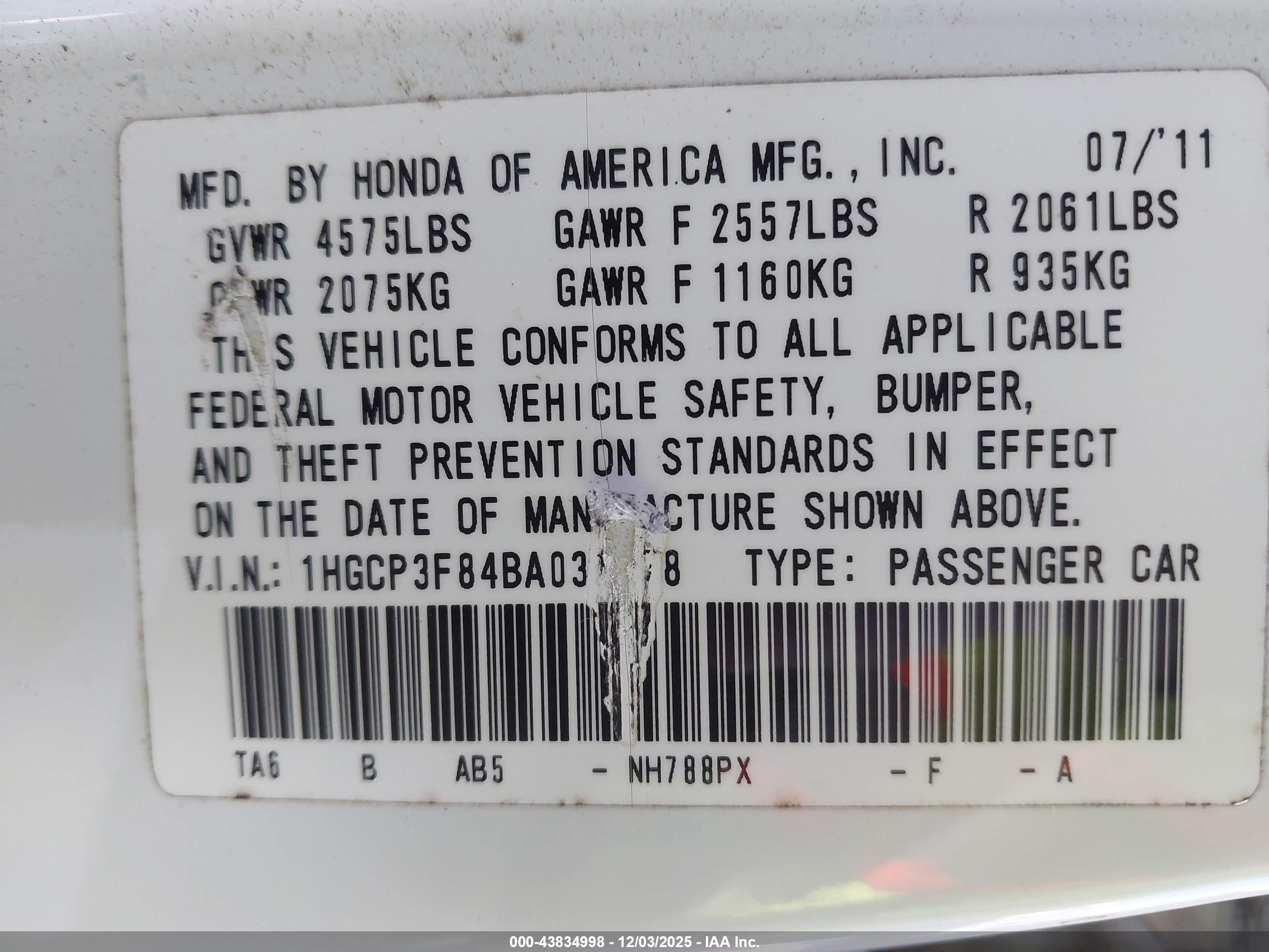 HONDA ACCORD image 9