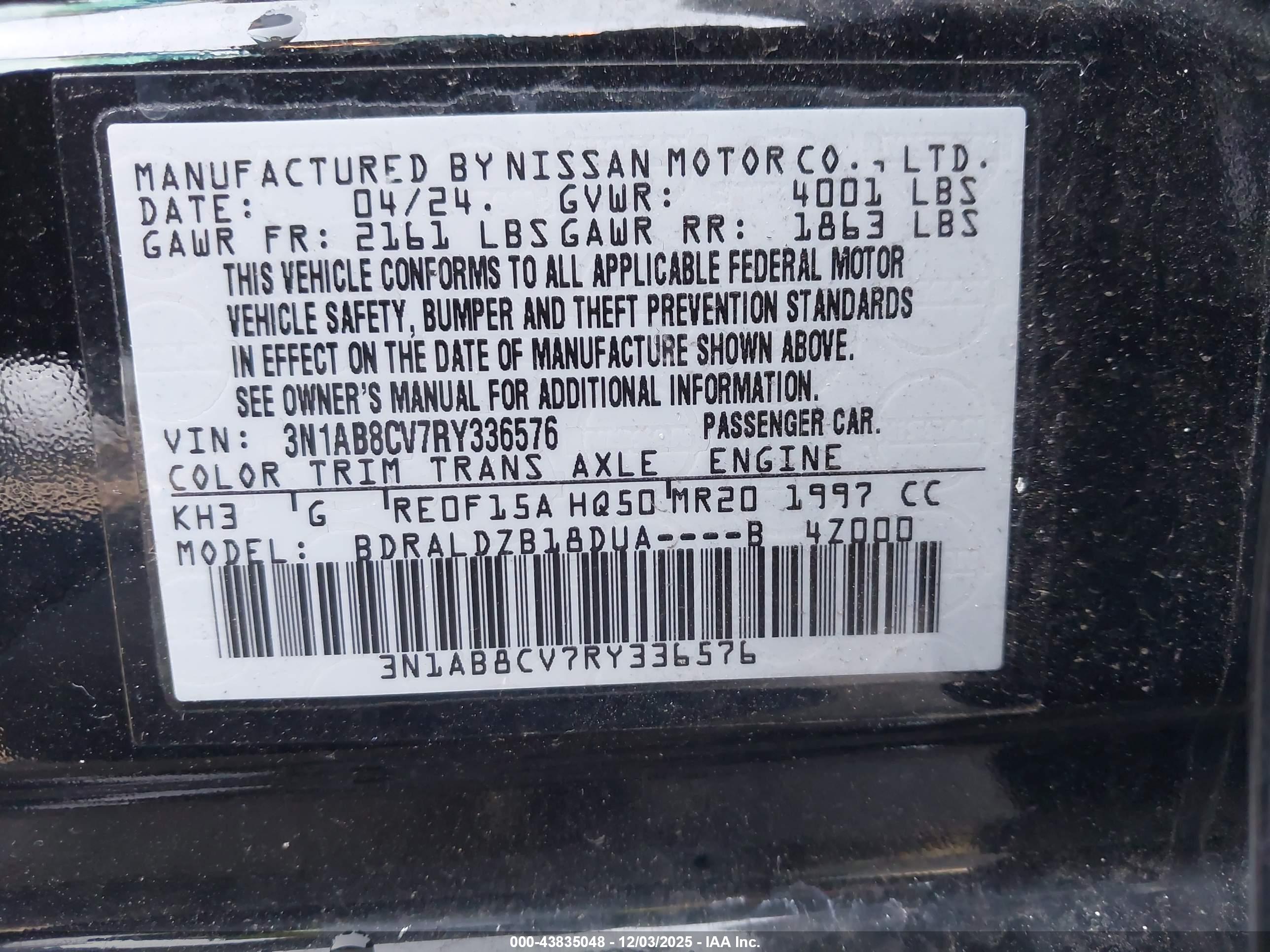 NISSAN SENTRA image 9