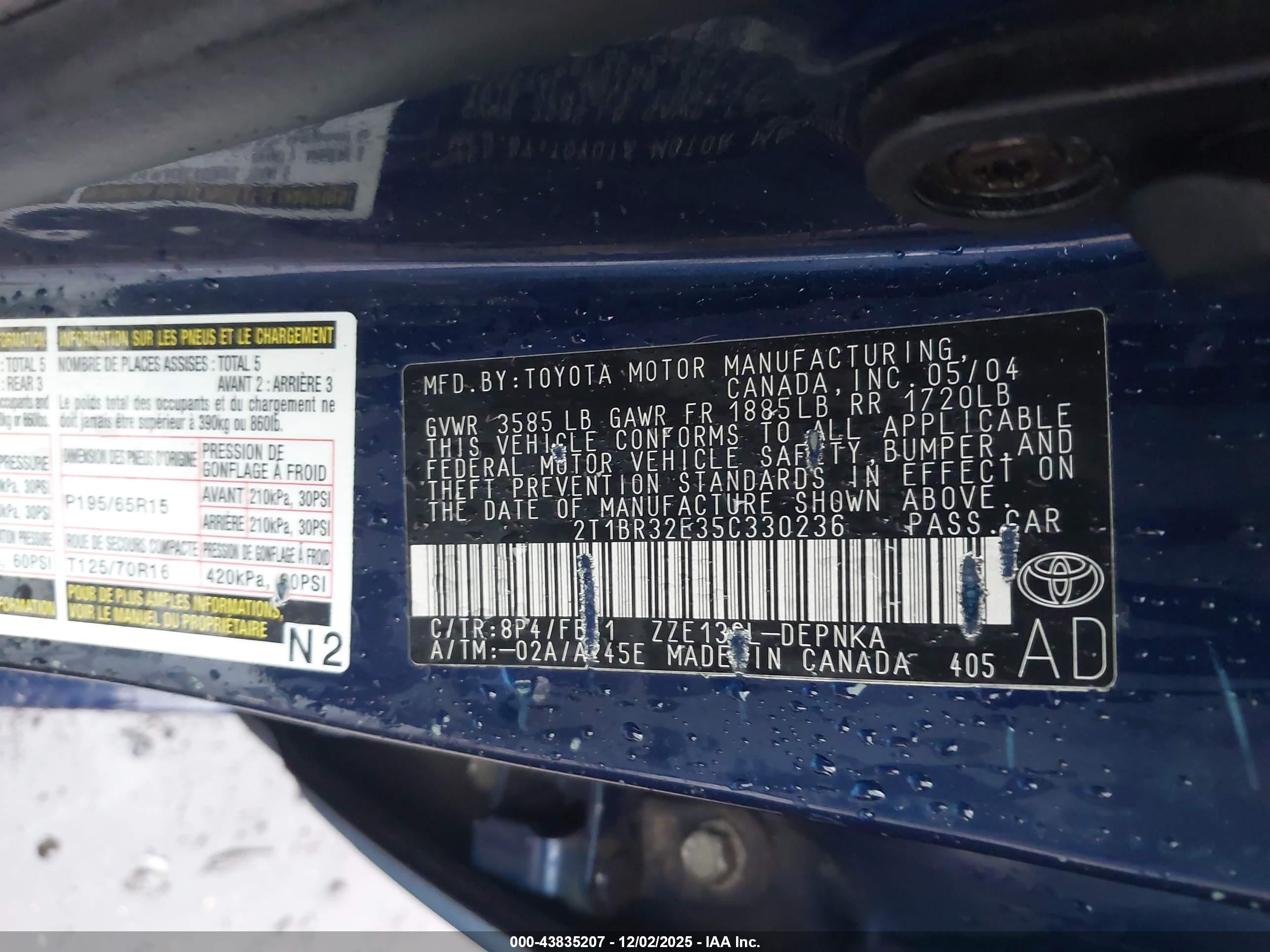 TOYOTA COROLLA image 9