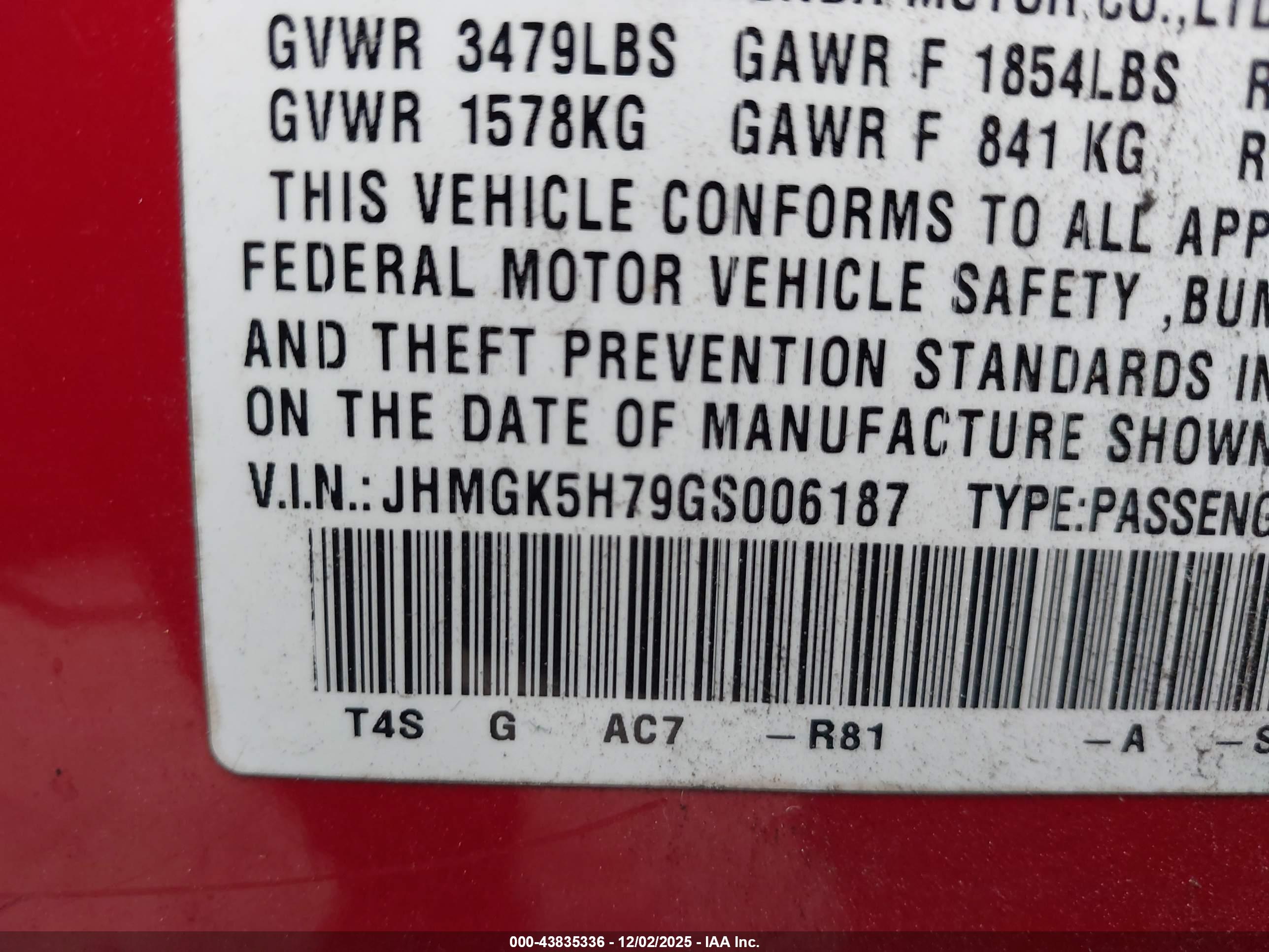 HONDA FIT image 9