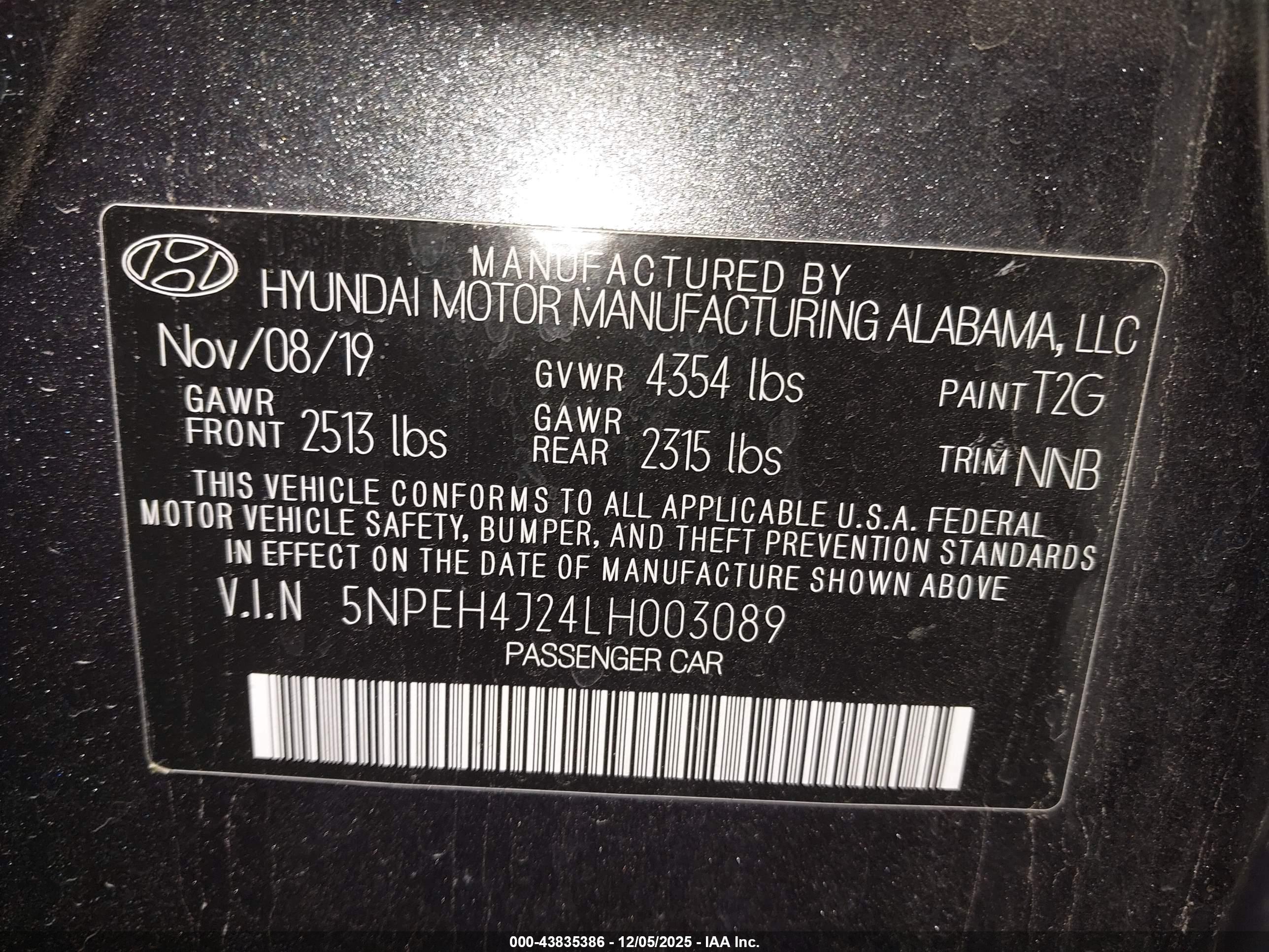 HYUNDAI SONATA image 9