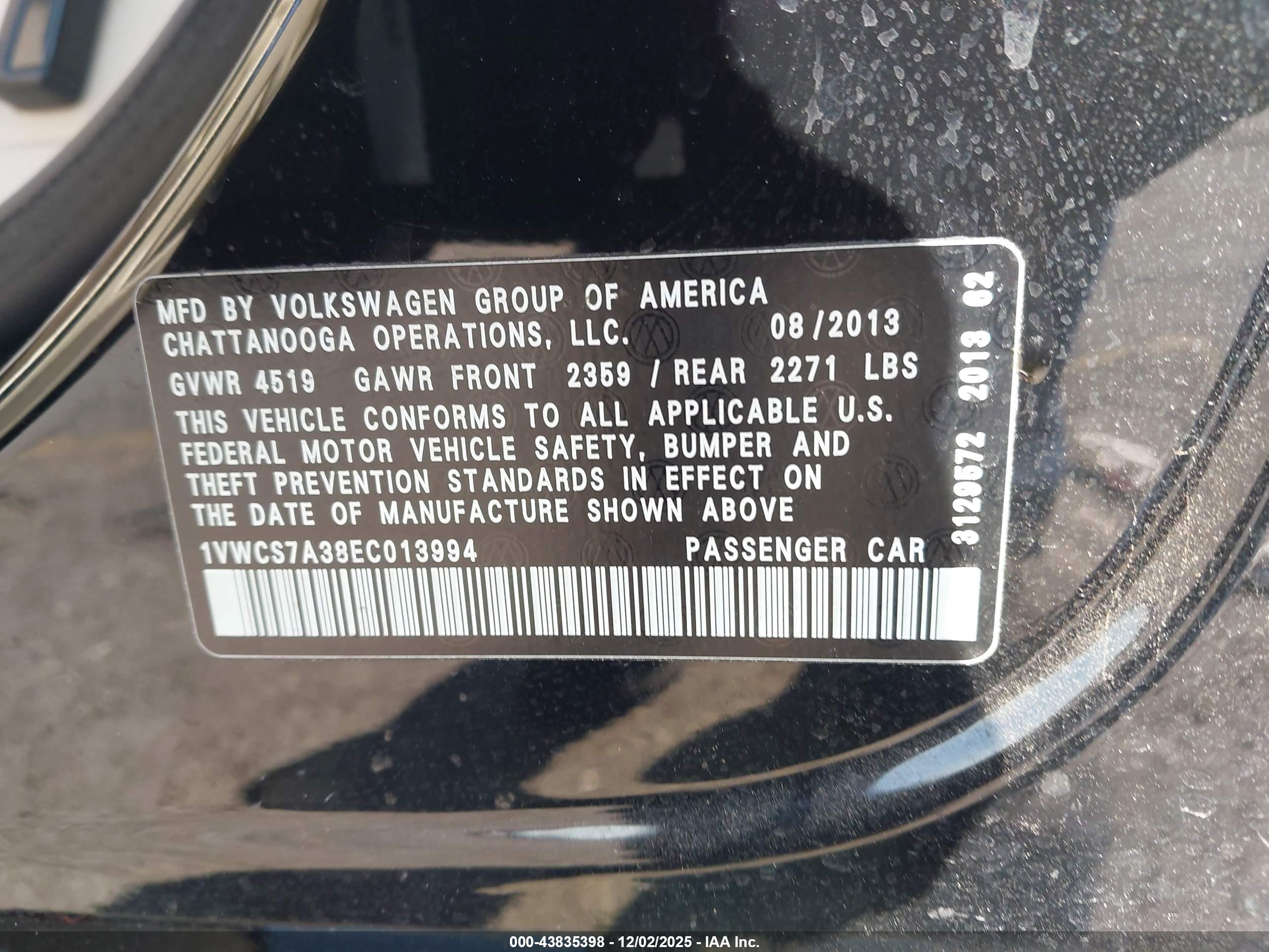 VOLKSWAGEN PASSAT image 9
