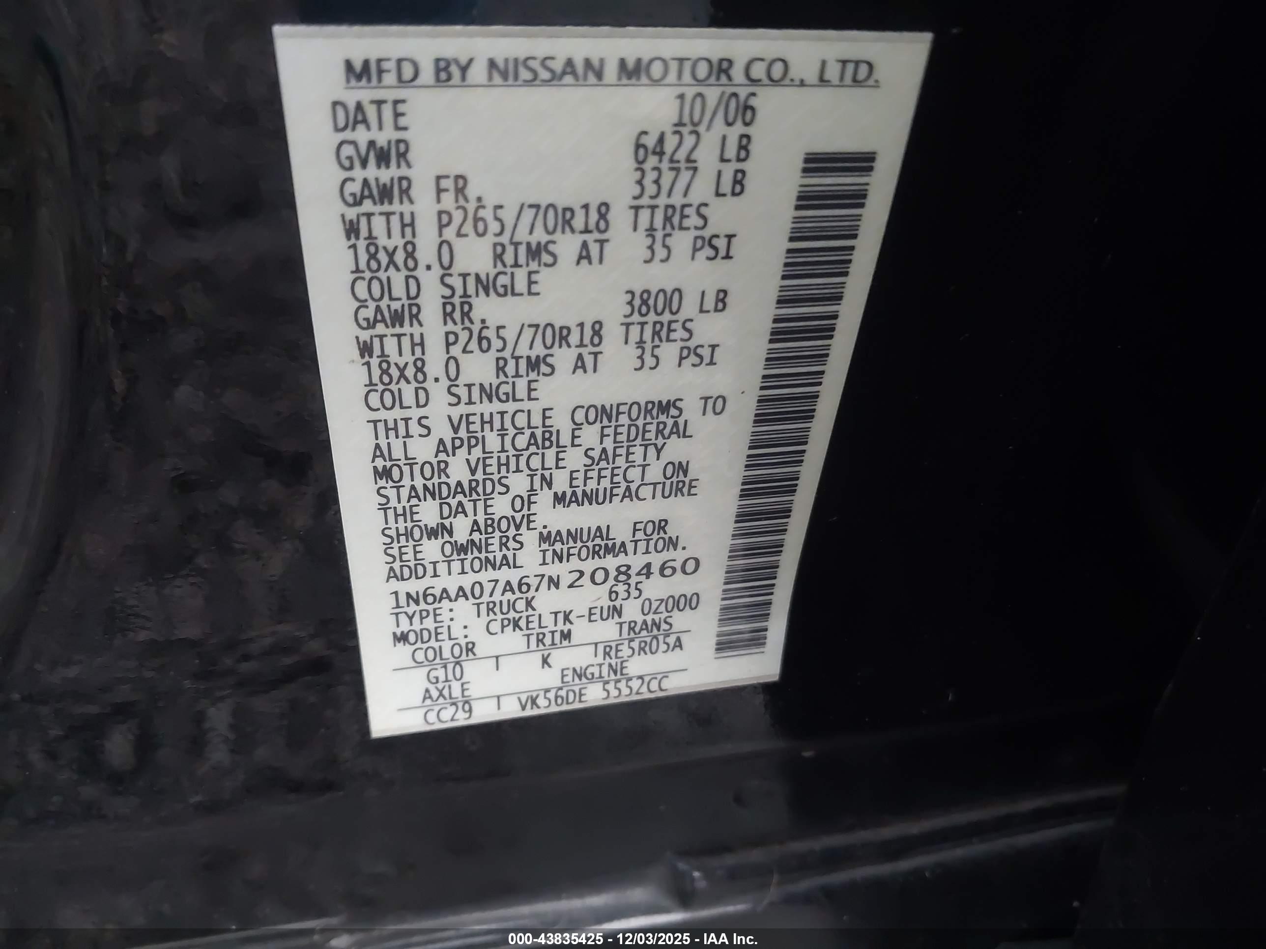 NISSAN TITAN image 9