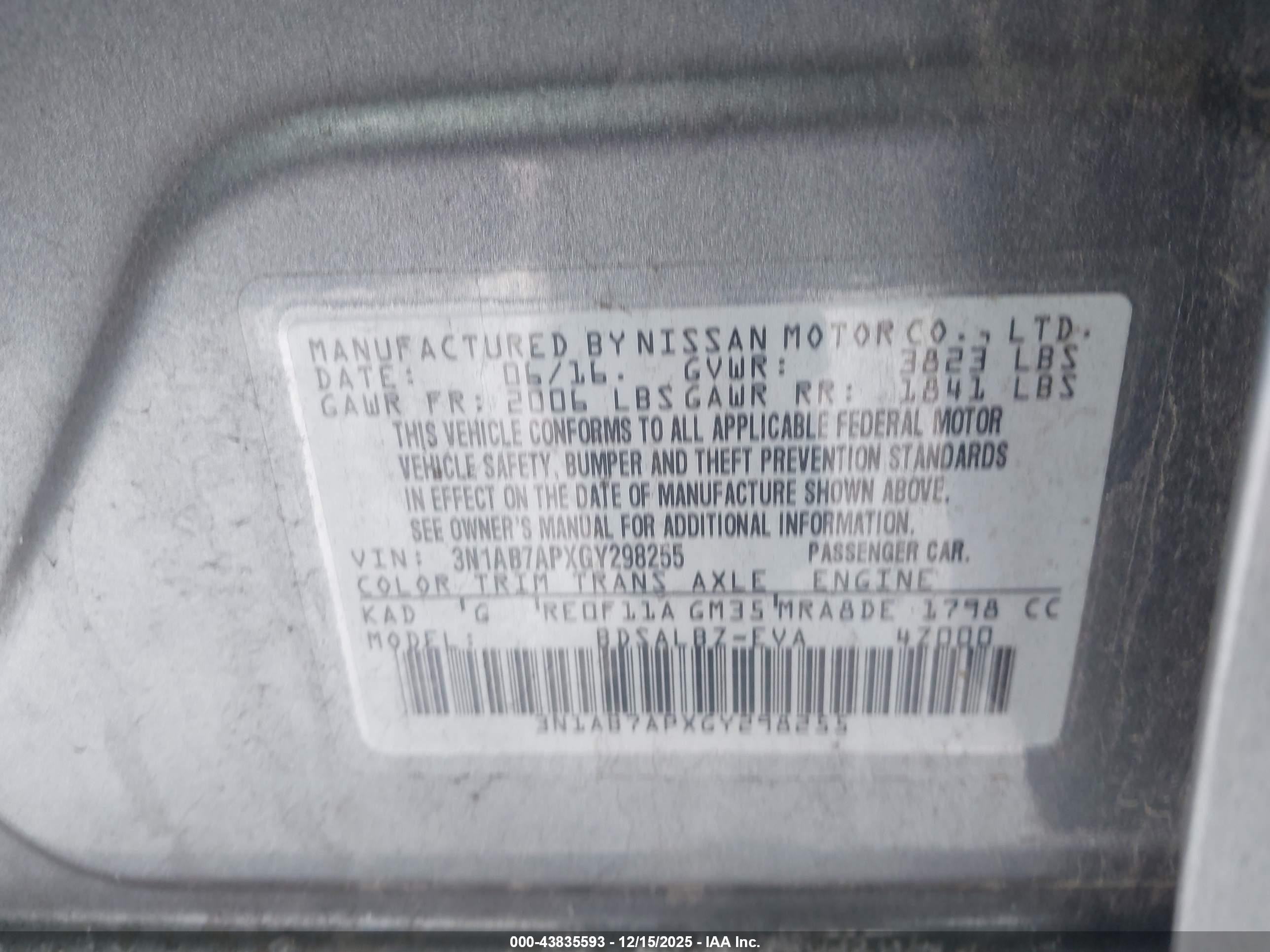 NISSAN SENTRA image 9