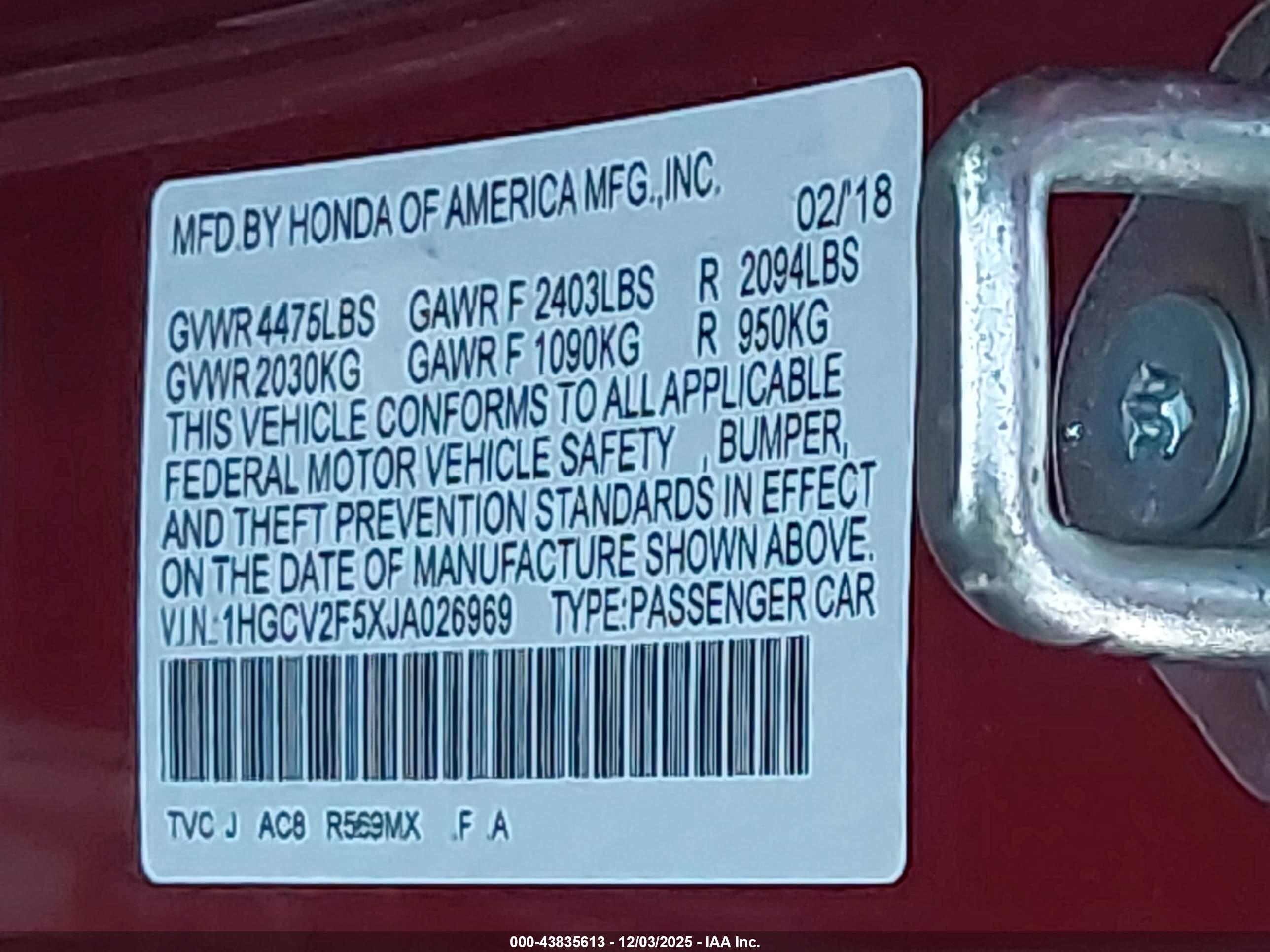 HONDA ACCORD image 9
