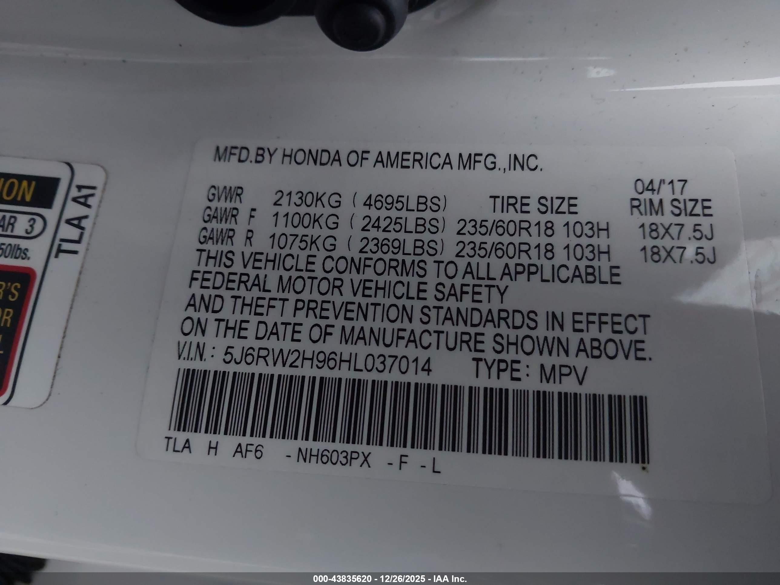 HONDA CR-V image 9