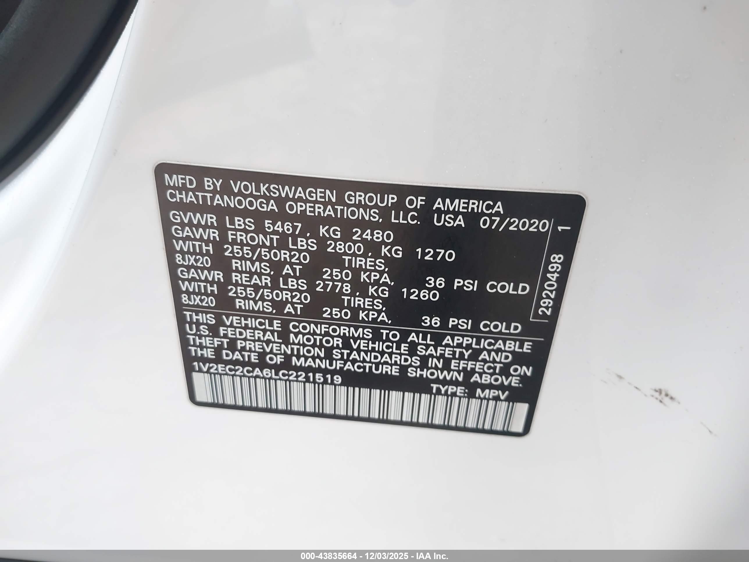 VOLKSWAGEN ATLAS image 9