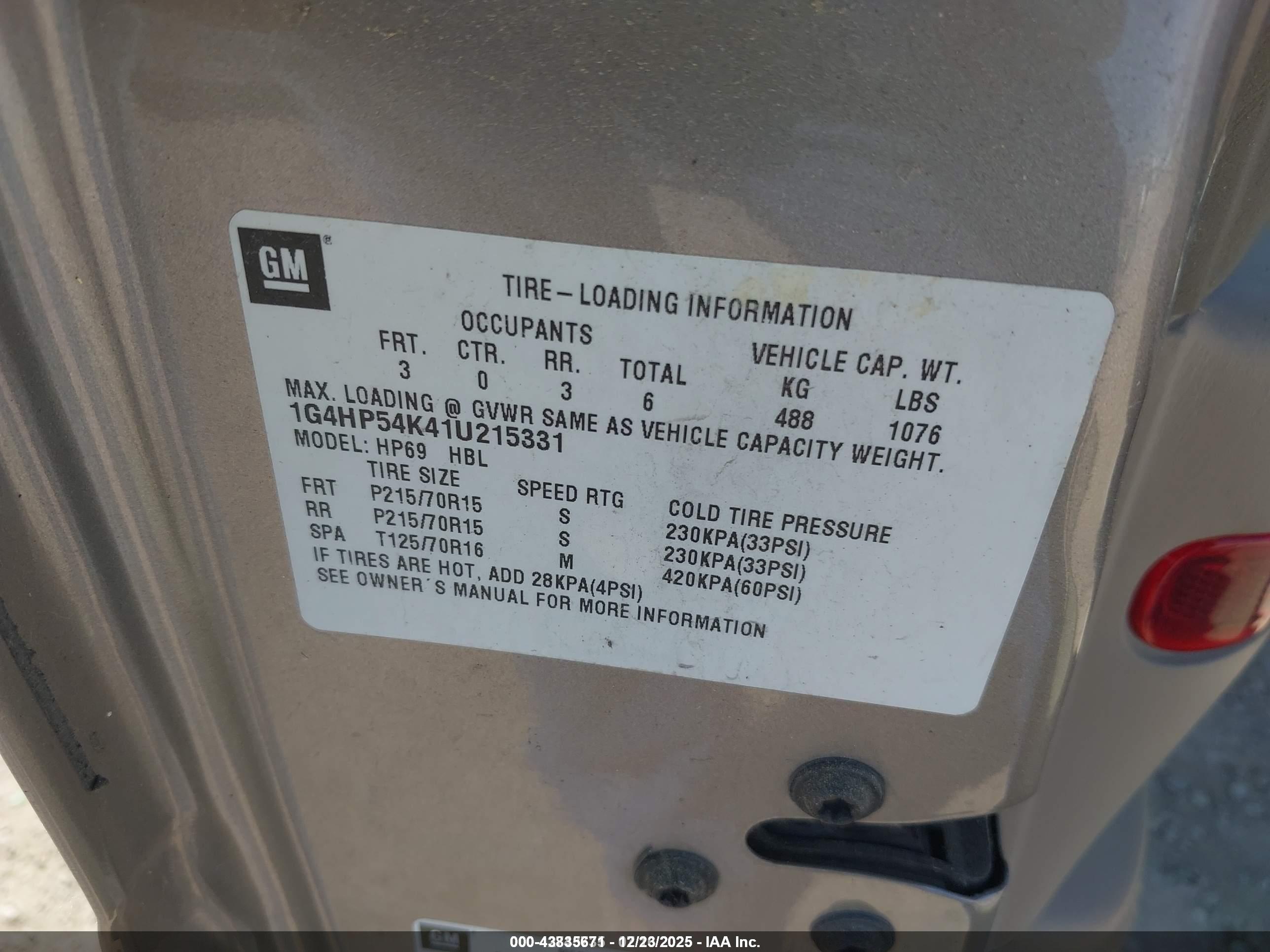 BUICK LESABRE image 9