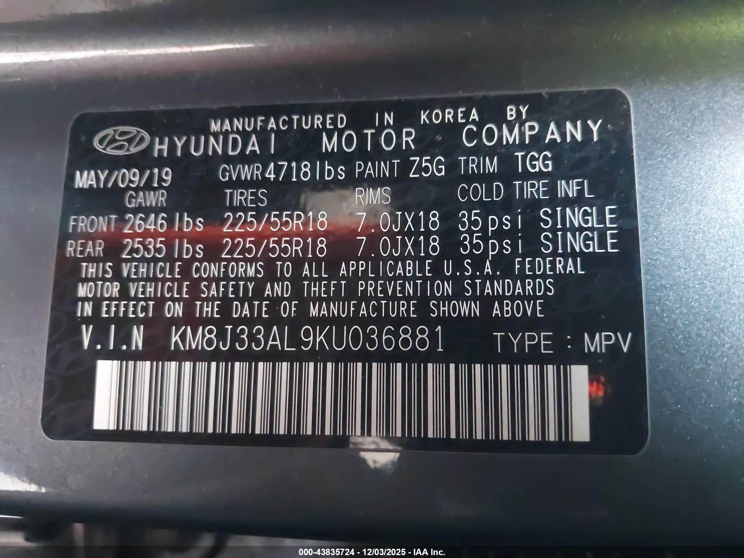 HYUNDAI TUCSON image 9