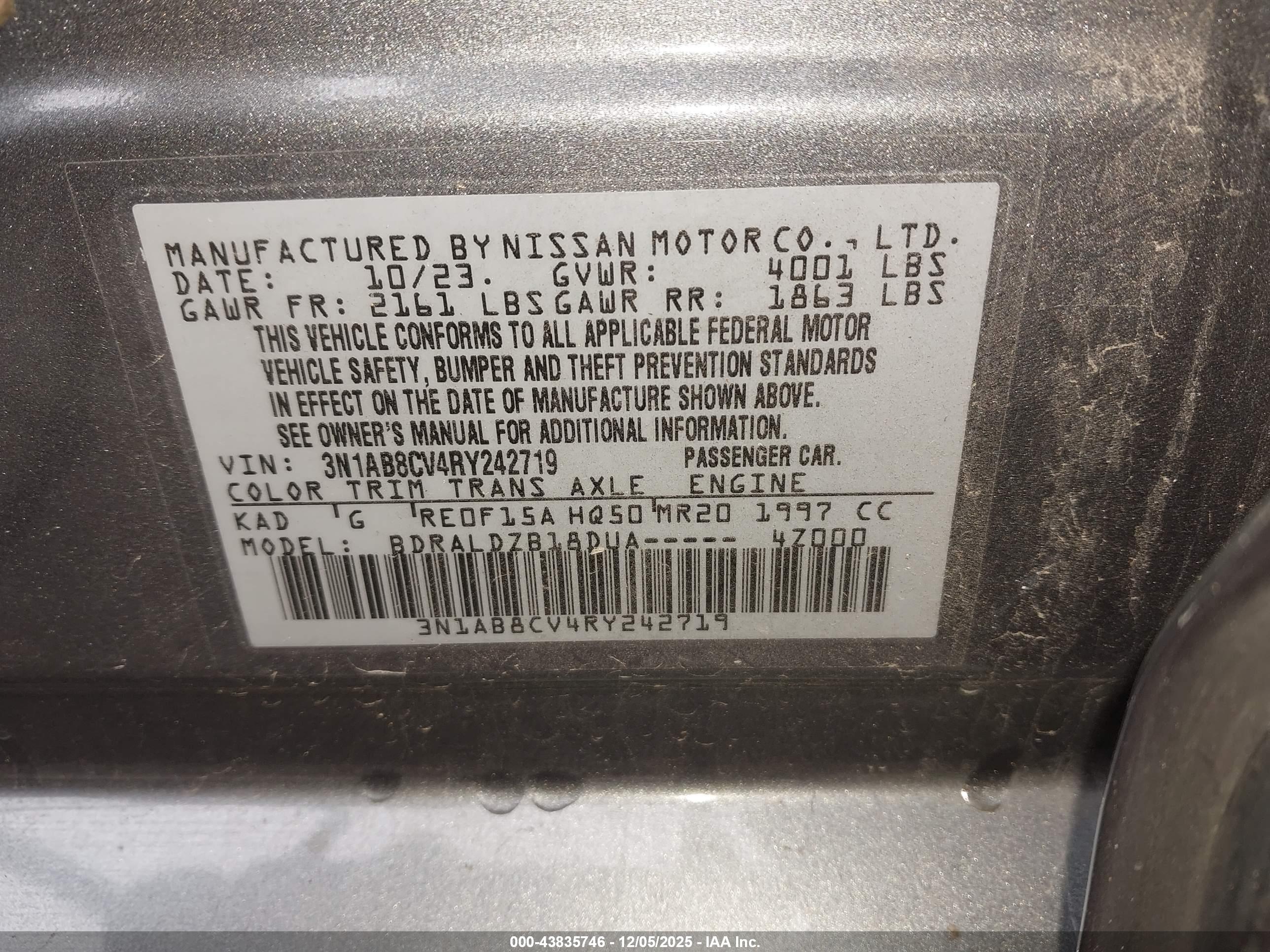 NISSAN SENTRA image 9