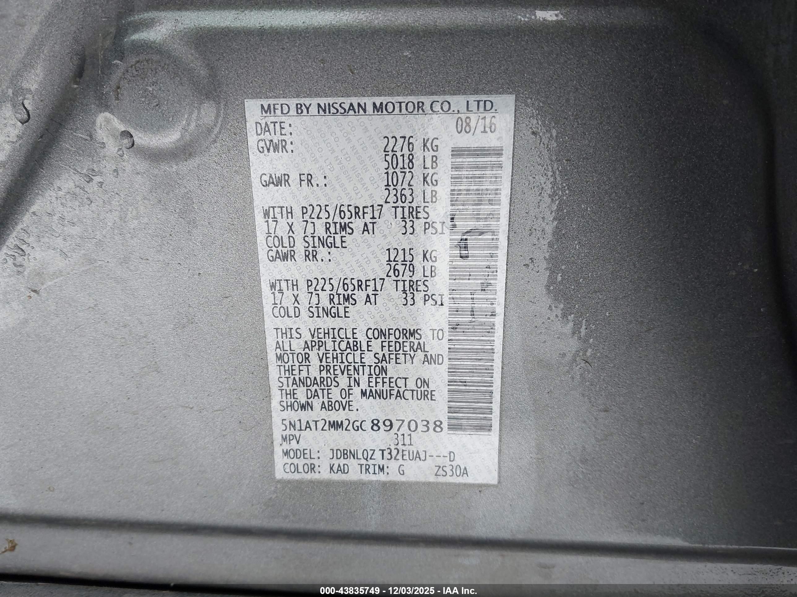 NISSAN ROGUE image 9