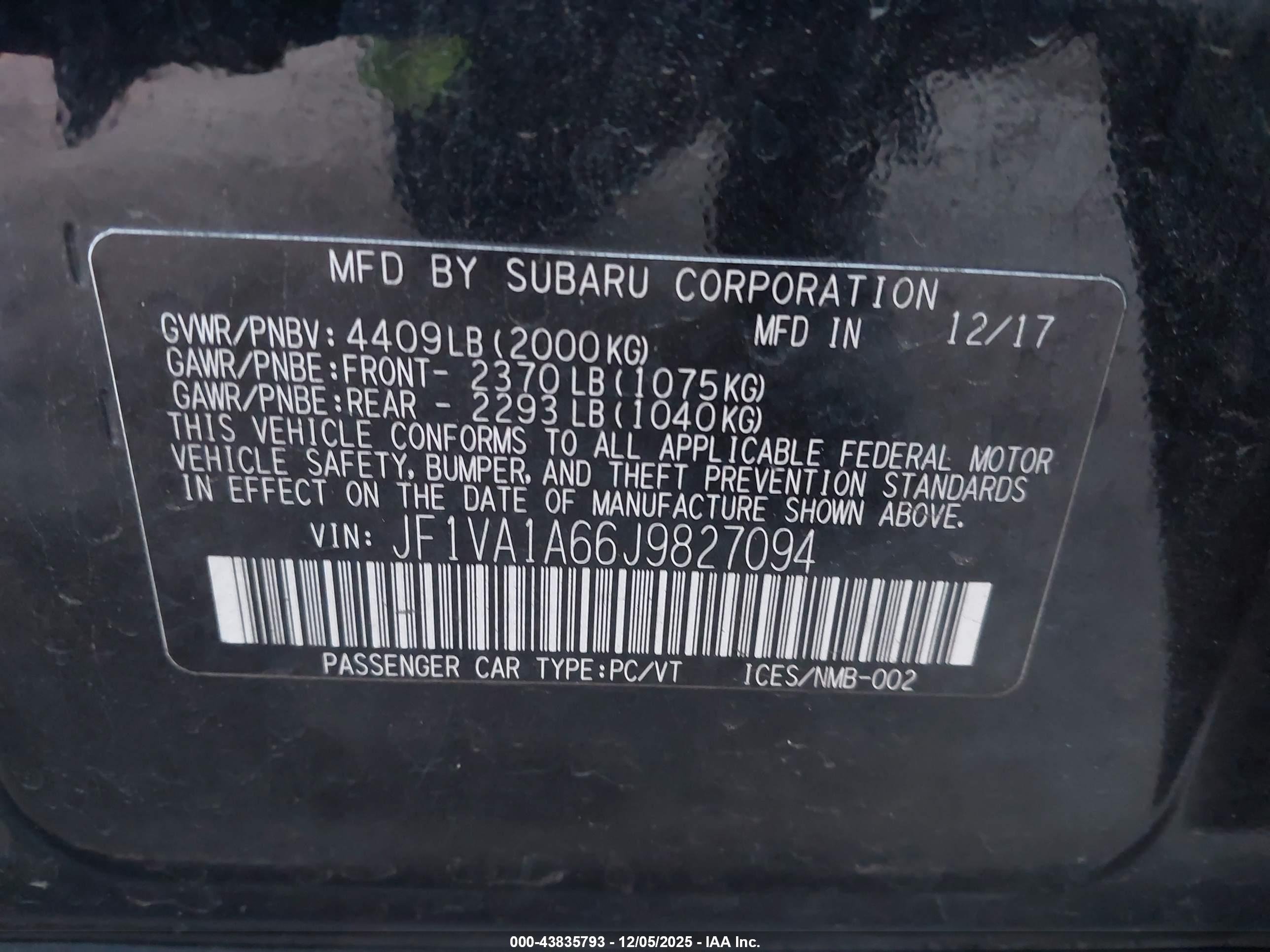 SUBARU WRX image 9