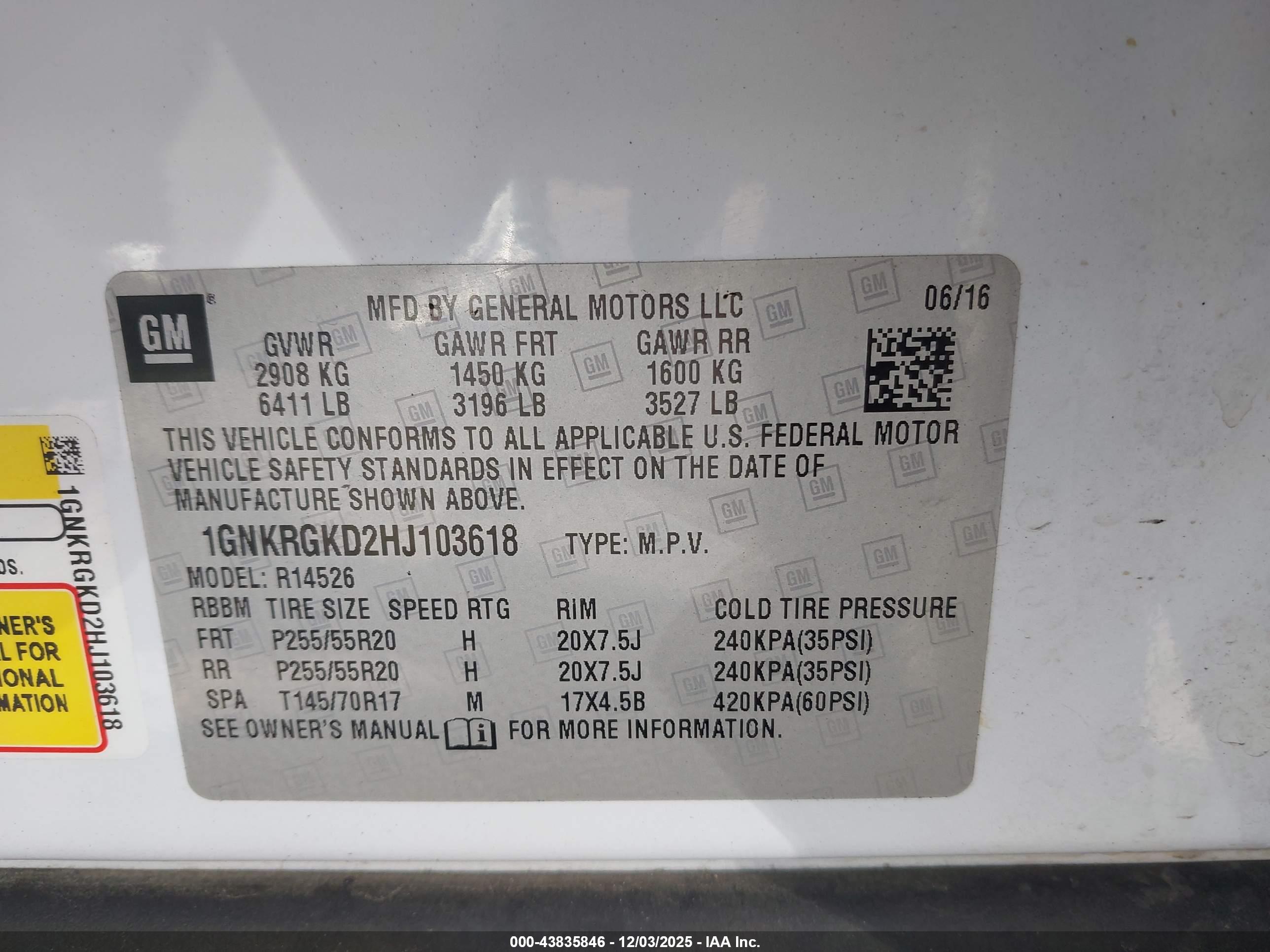 CHEVROLET TRAVERSE image 9