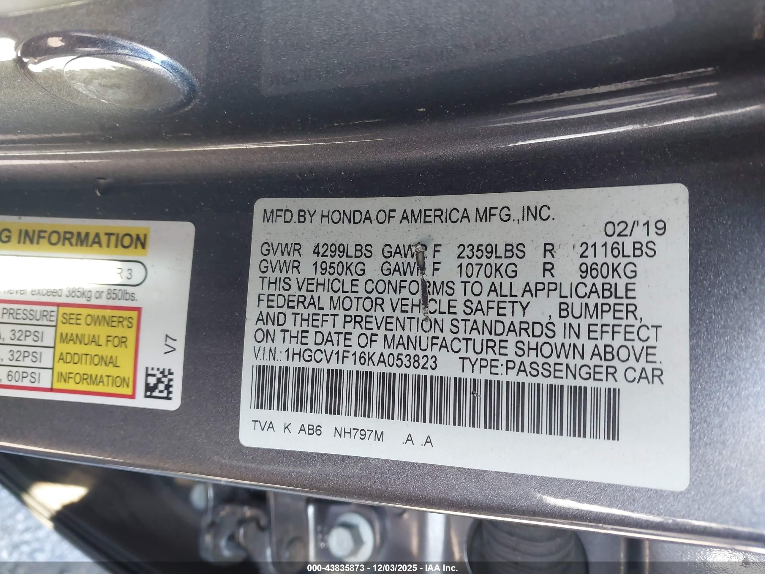 HONDA ACCORD image 9