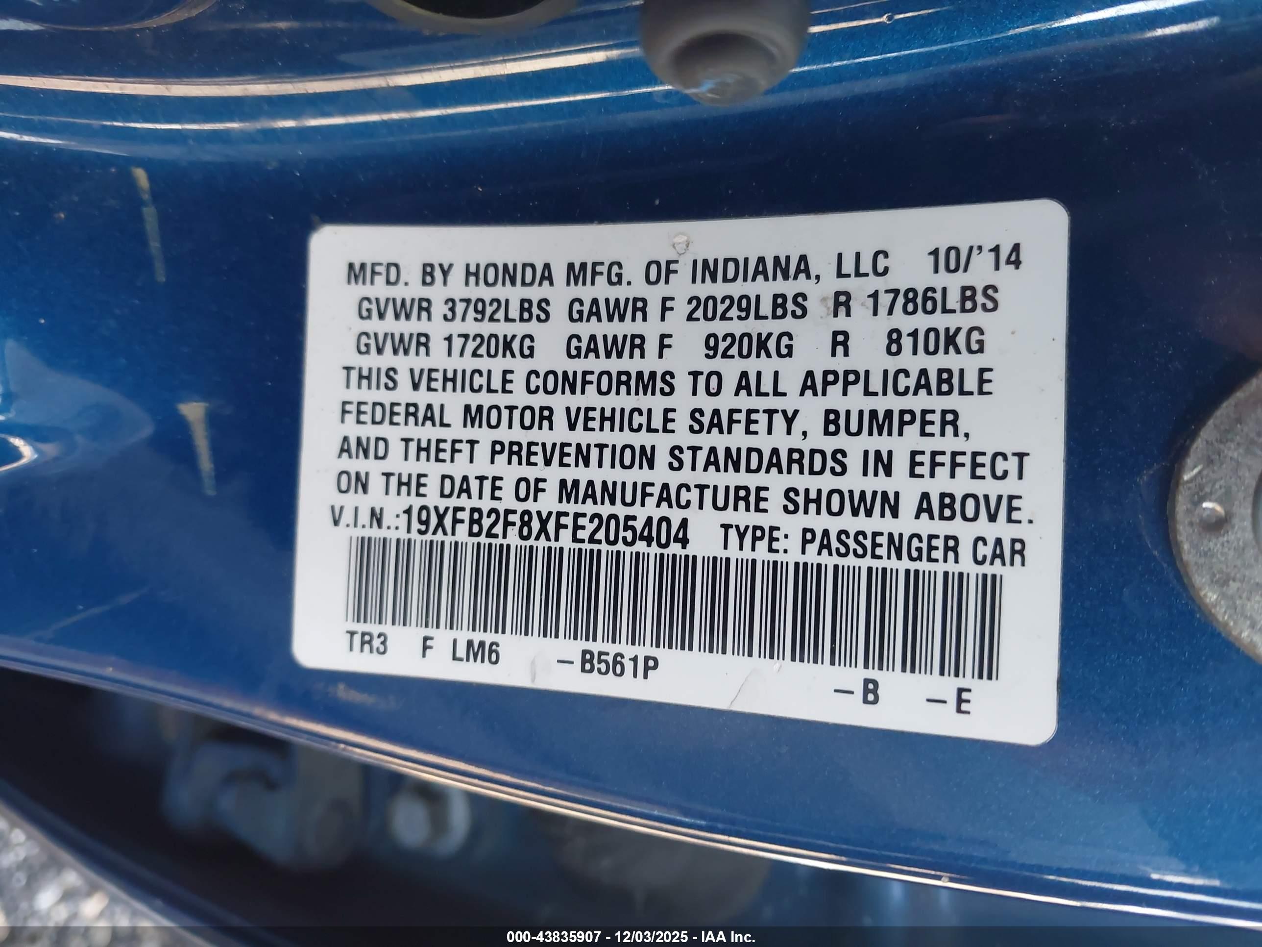 HONDA CIVIC image 9