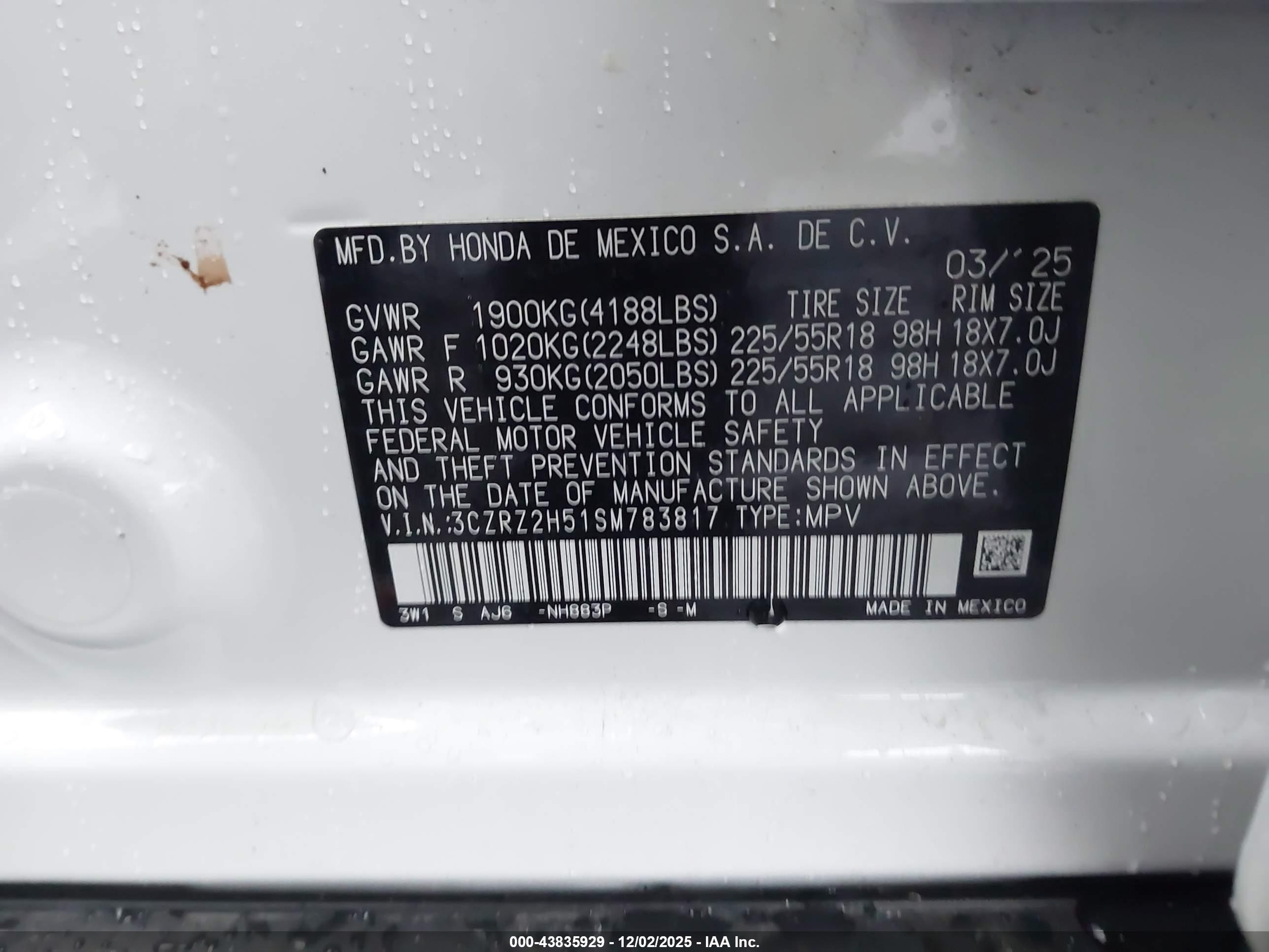 HONDA HR-V image 9