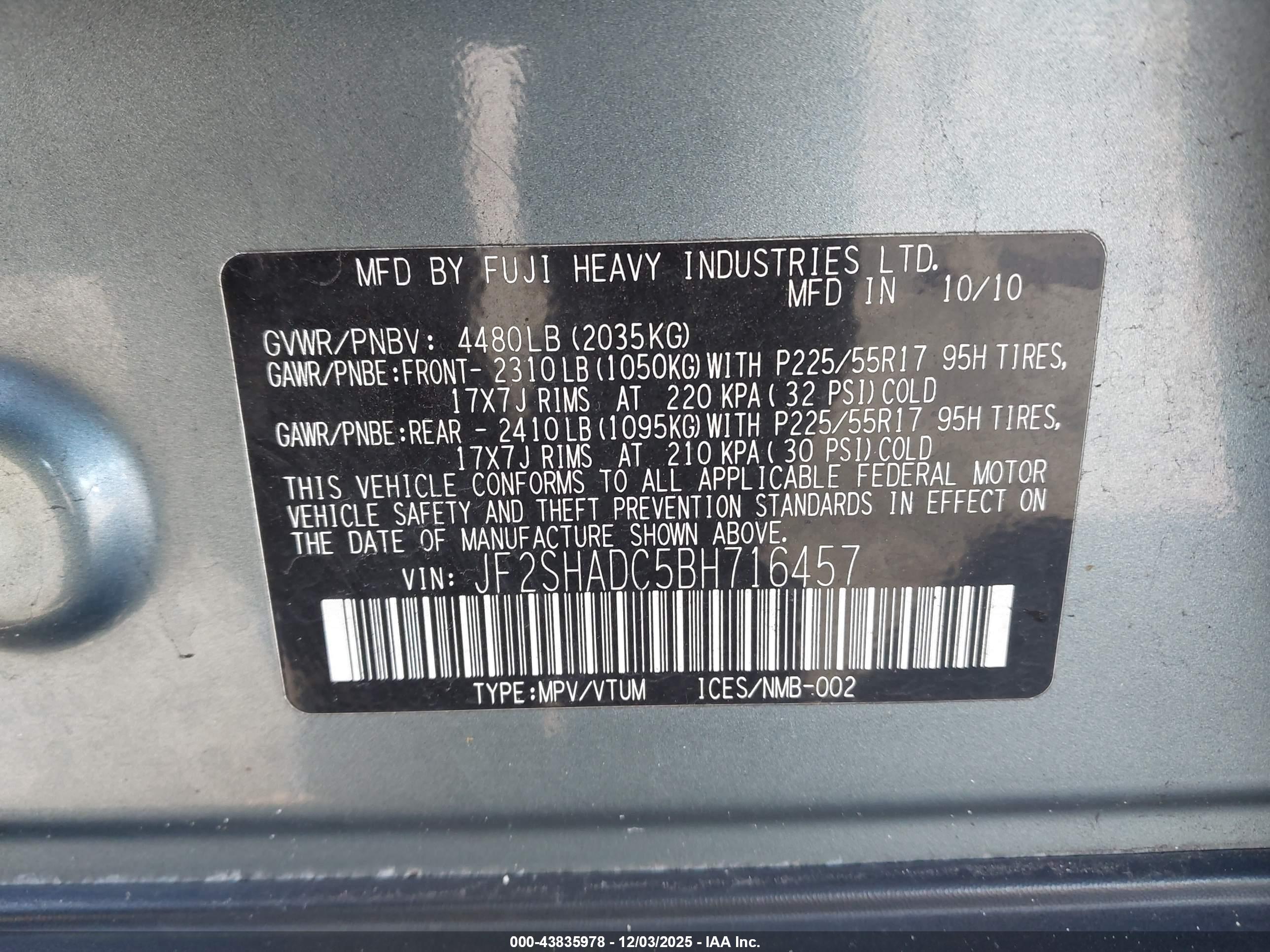 SUBARU FORESTER image 9