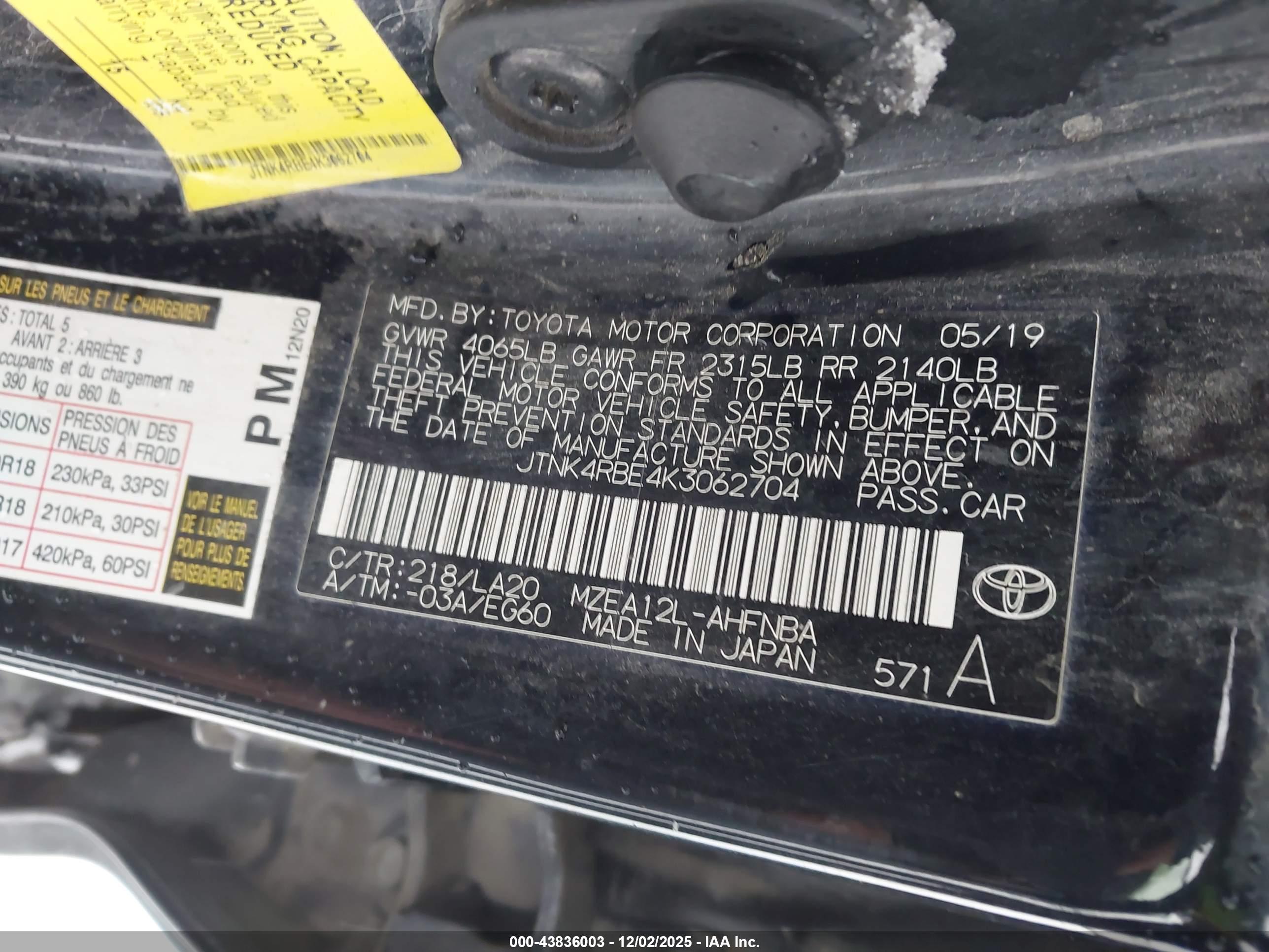 TOYOTA COROLLA image 9