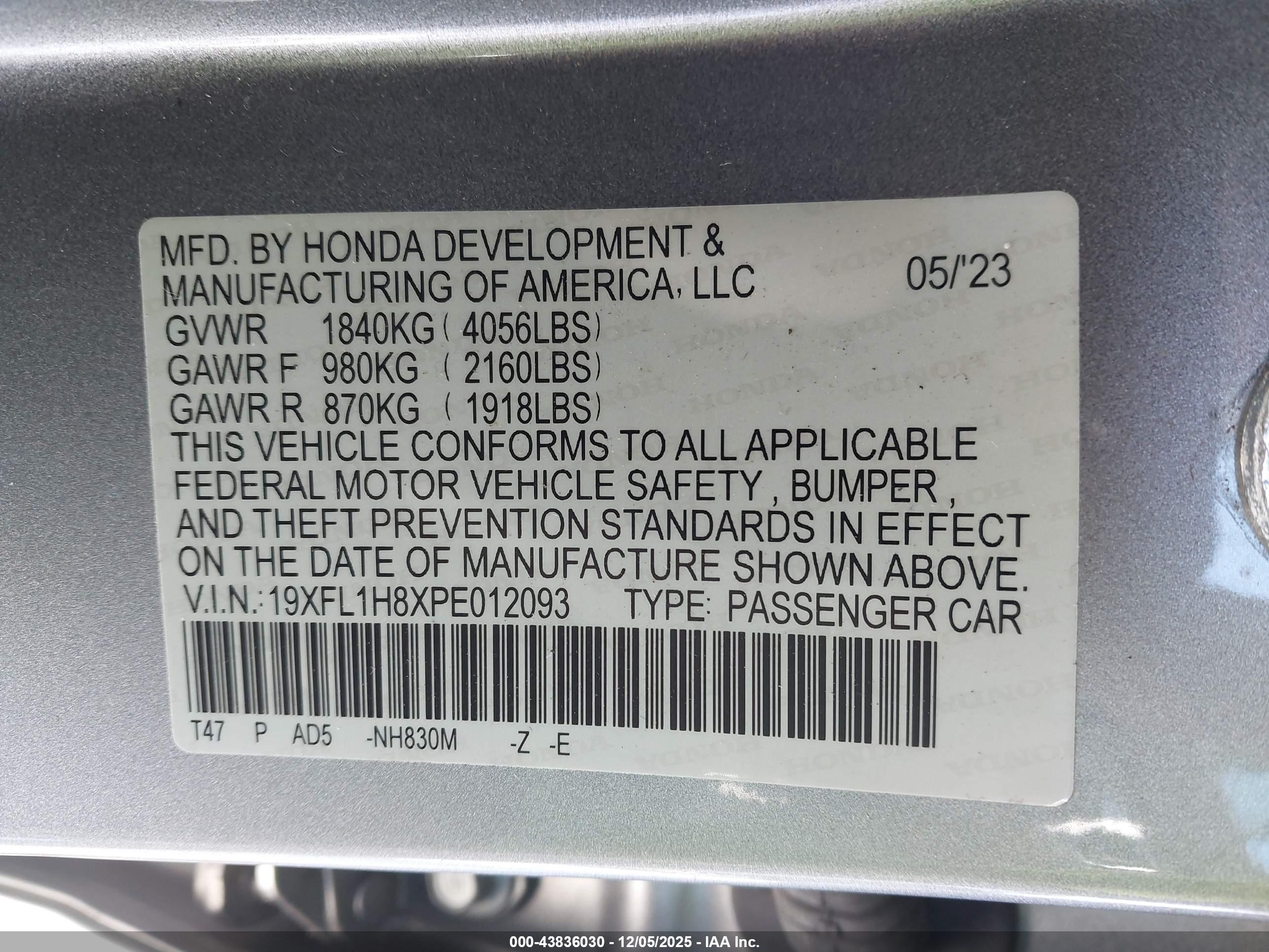 HONDA CIVIC image 9