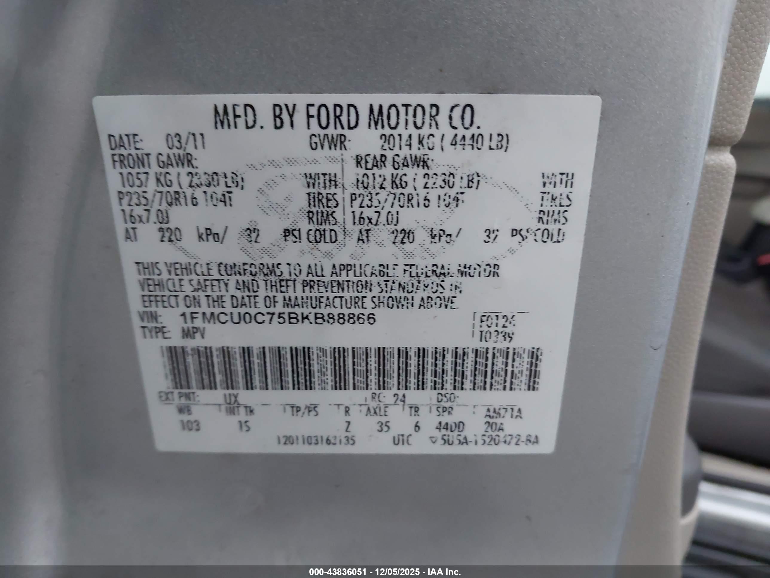 FORD ESCAPE image 9