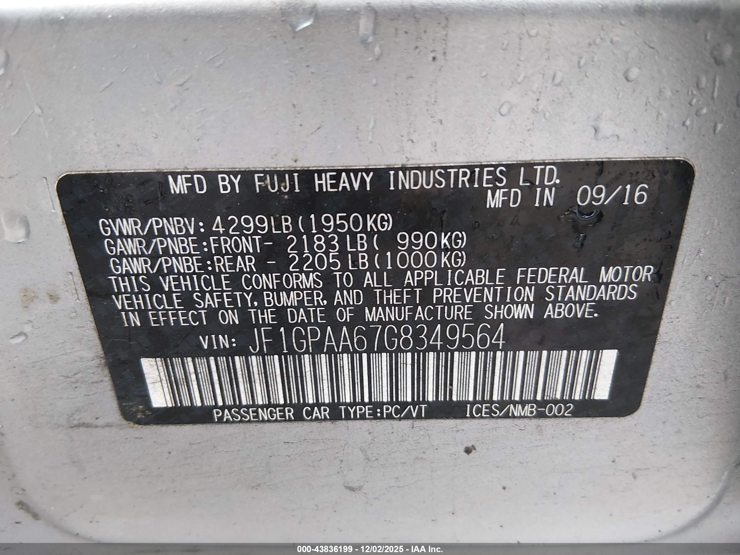 SUBARU IMPREZA image 9