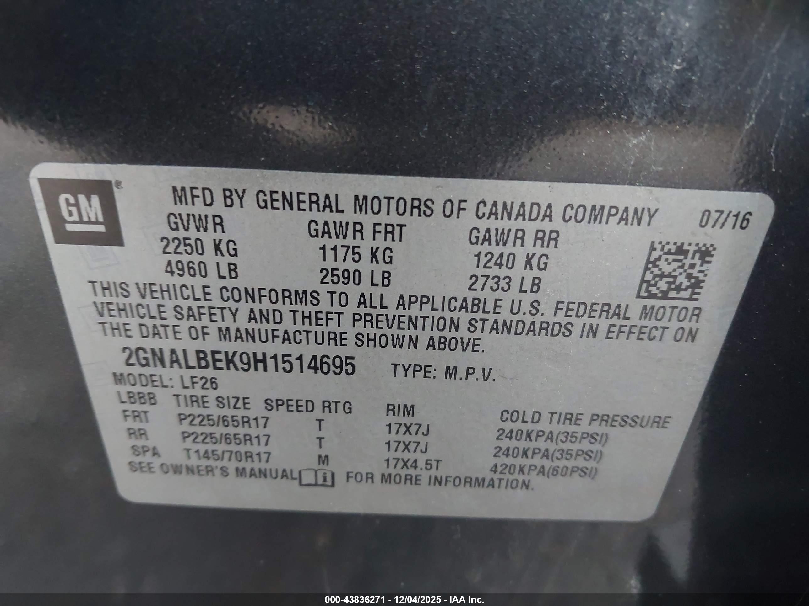 CHEVROLET EQUINOX image 9