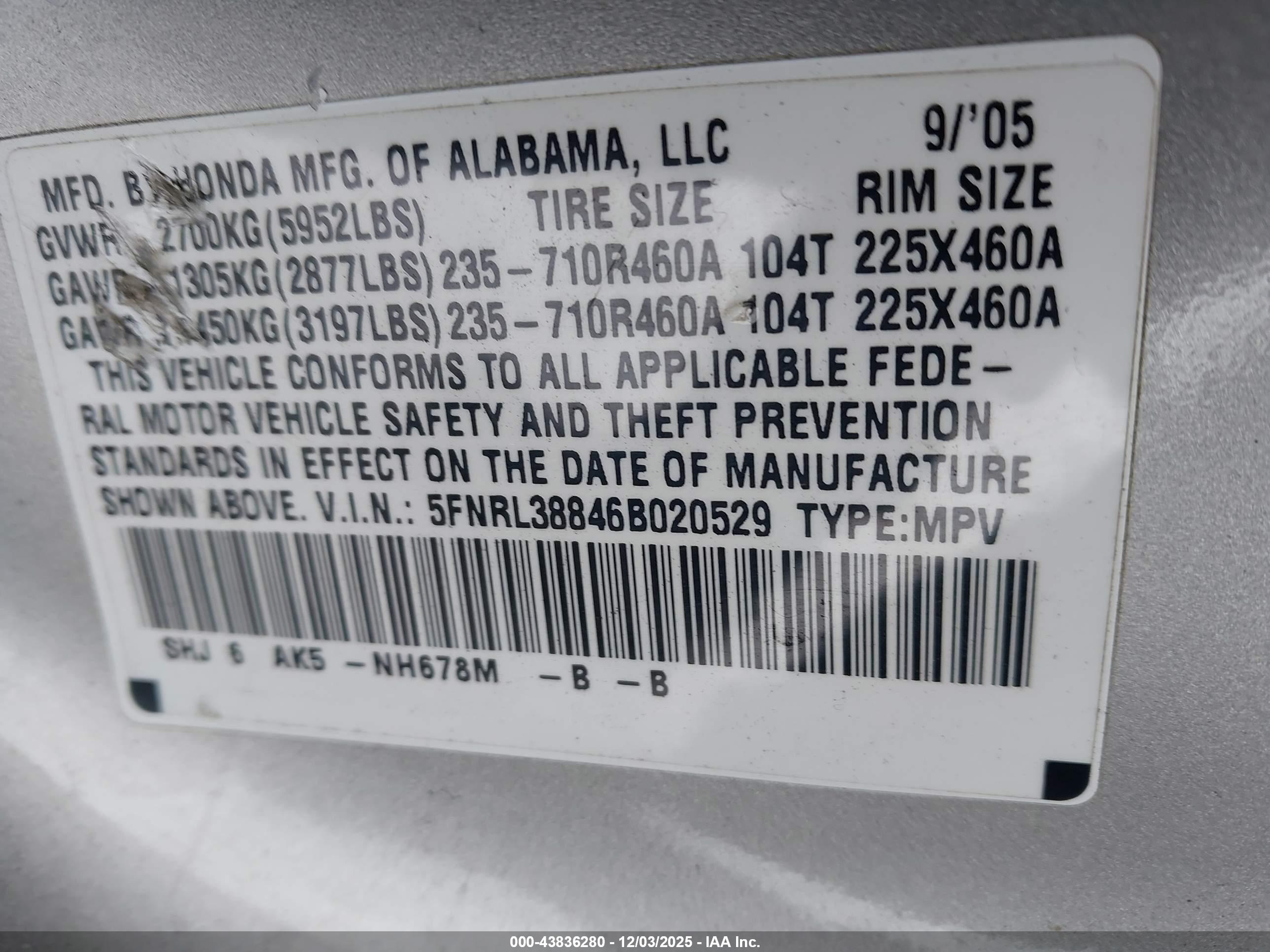 HONDA ODYSSEY image 9