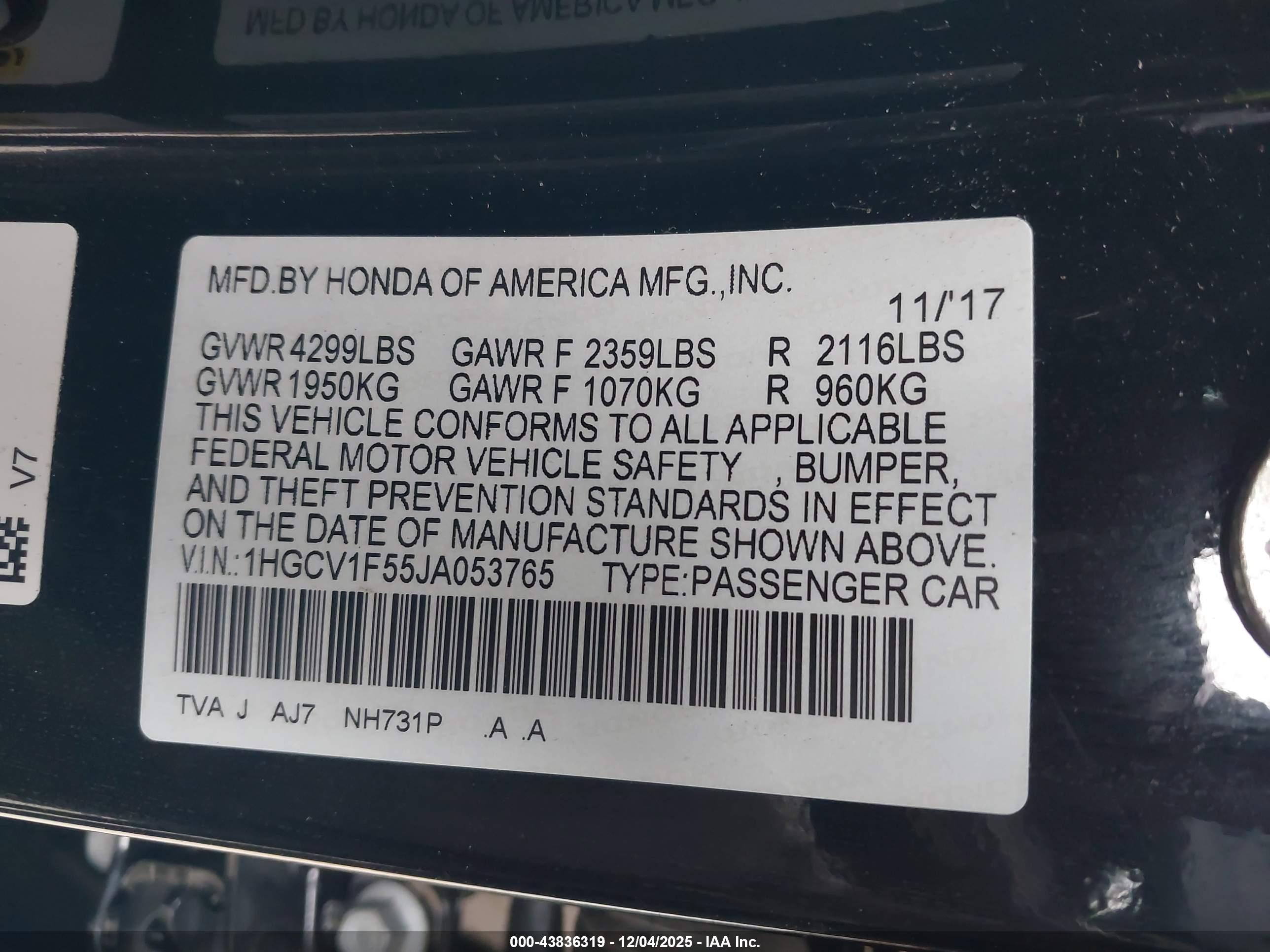HONDA ACCORD image 9
