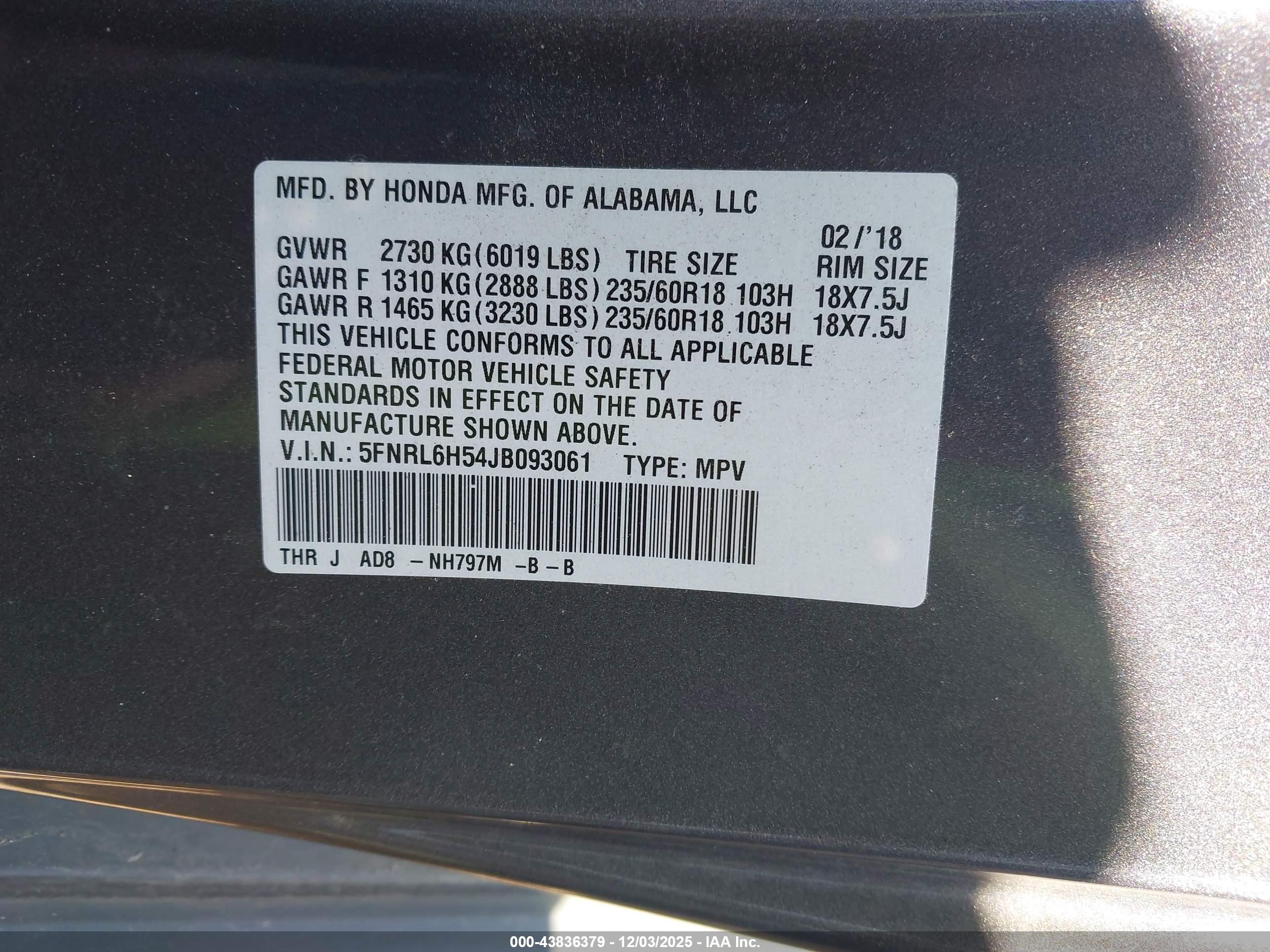 HONDA ODYSSEY image 9
