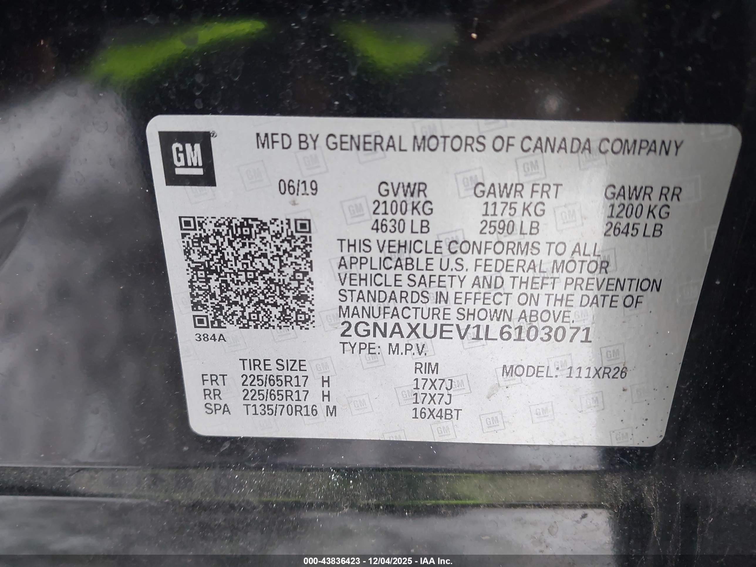 CHEVROLET EQUINOX image 9
