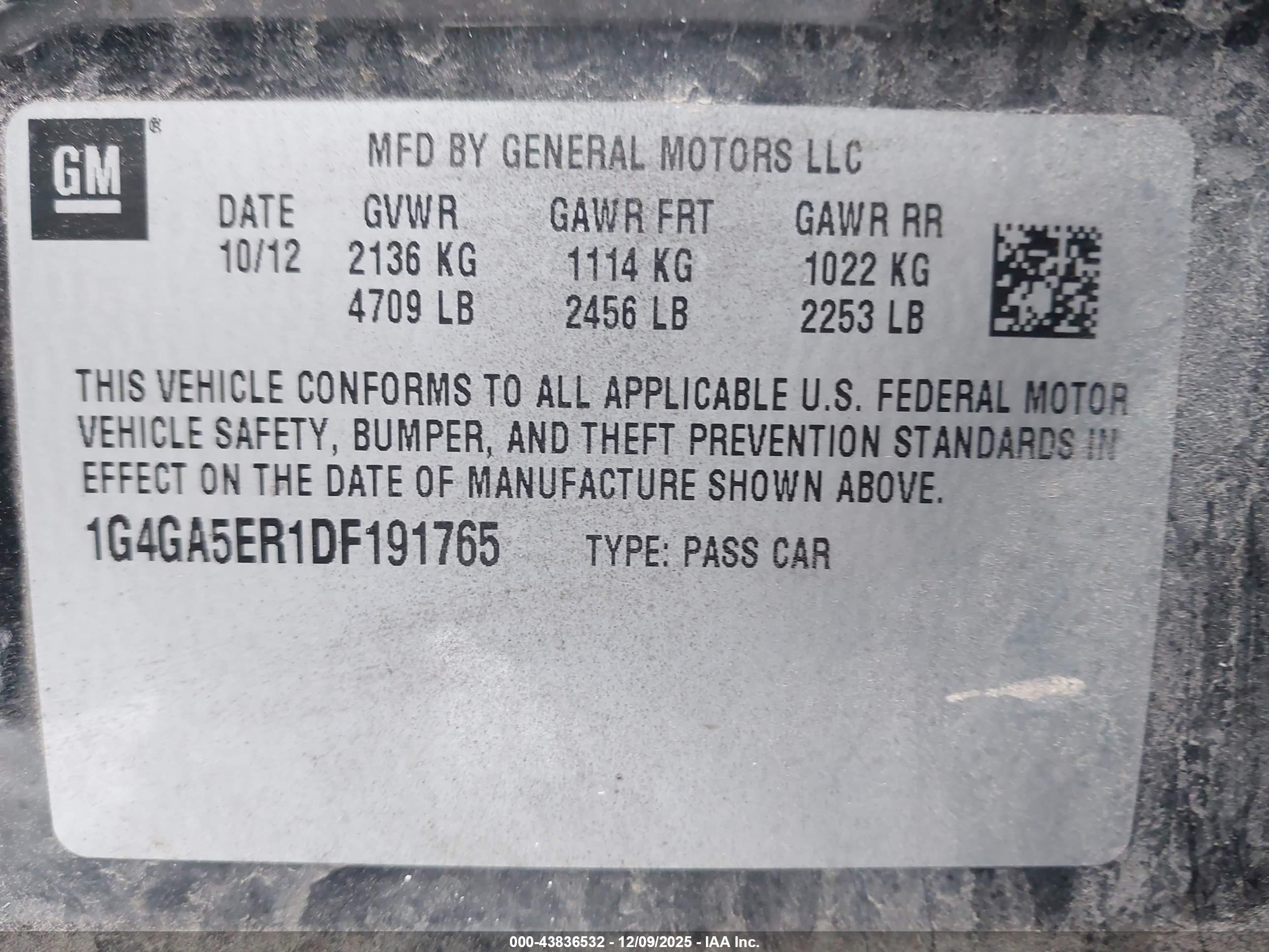 BUICK LACROSSE image 9