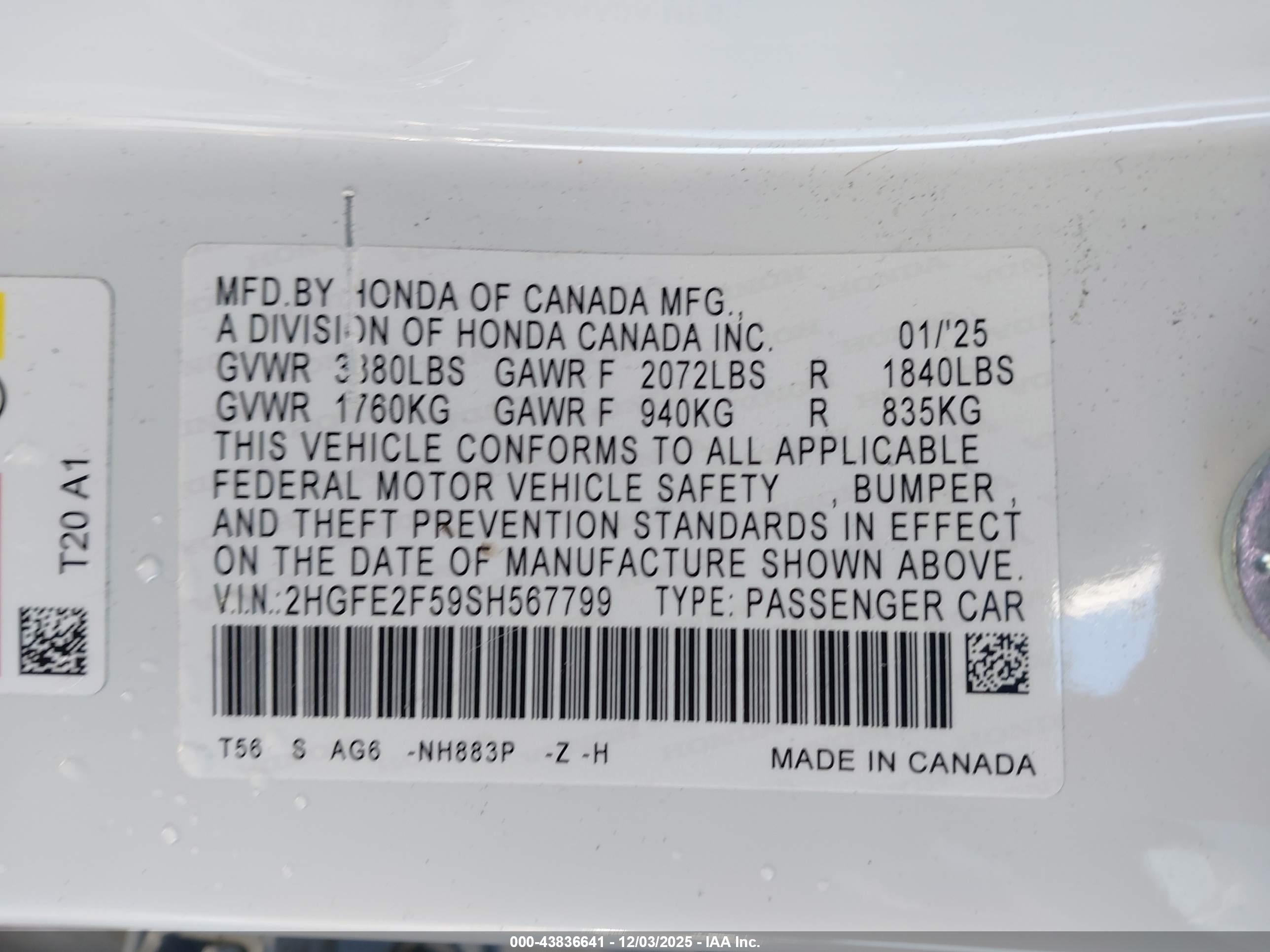 HONDA CIVIC image 9