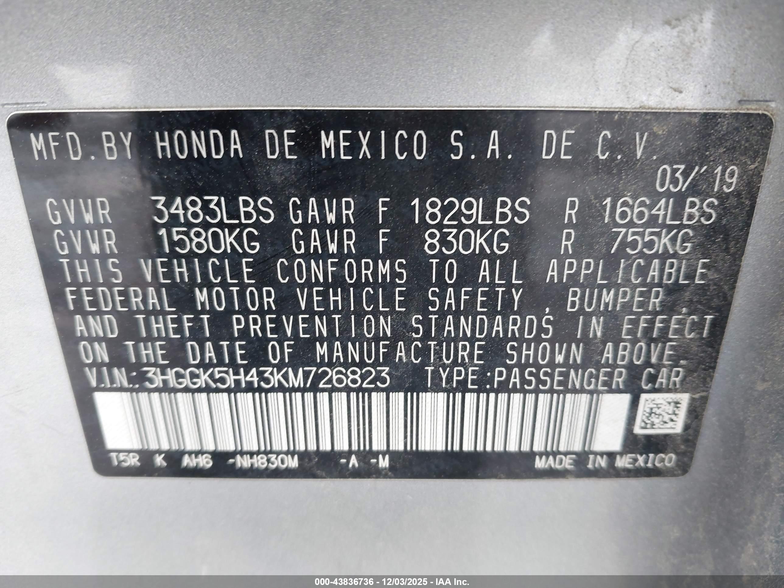HONDA FIT image 9