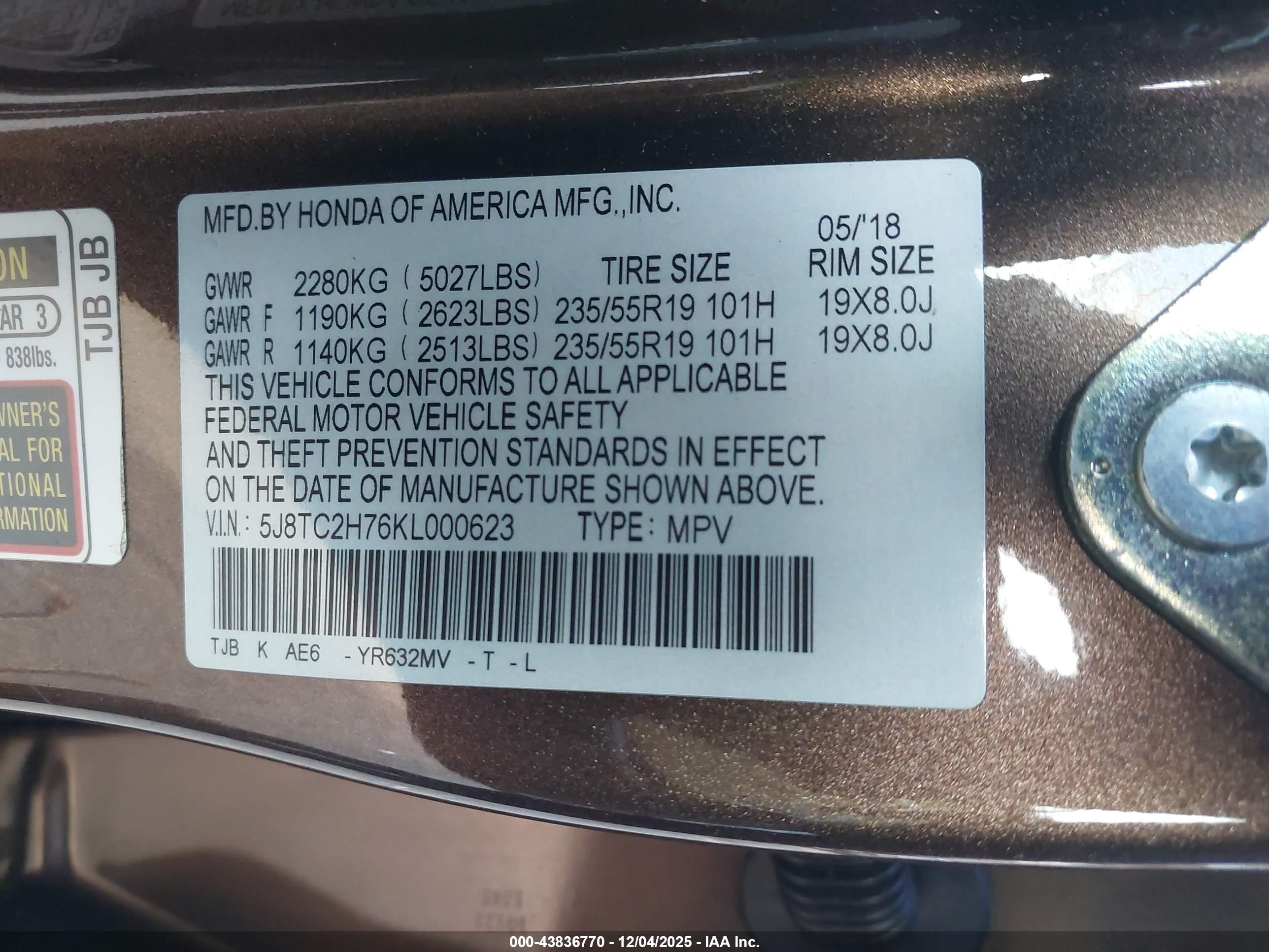 ACURA RDX image 9