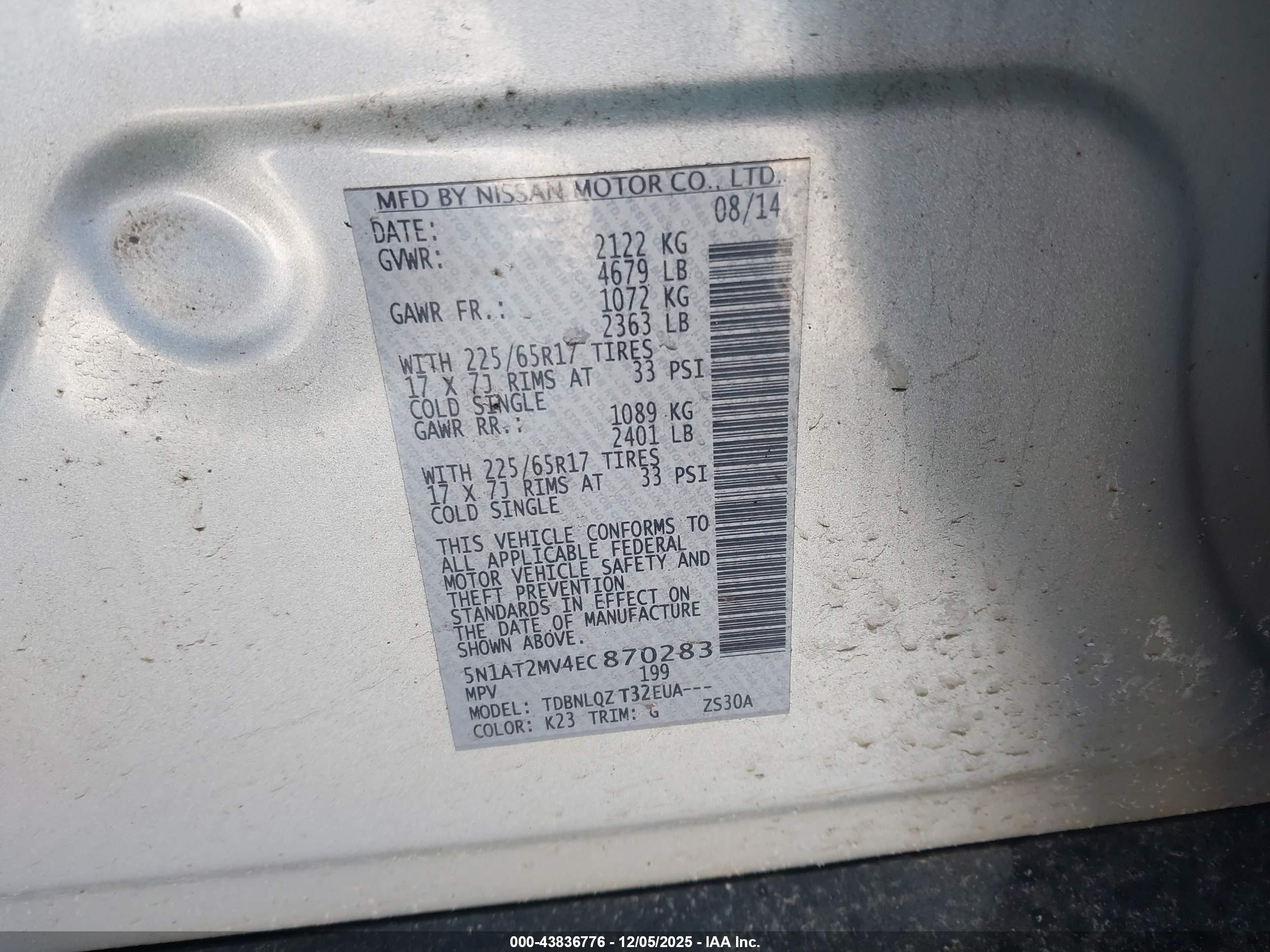 NISSAN ROGUE image 9