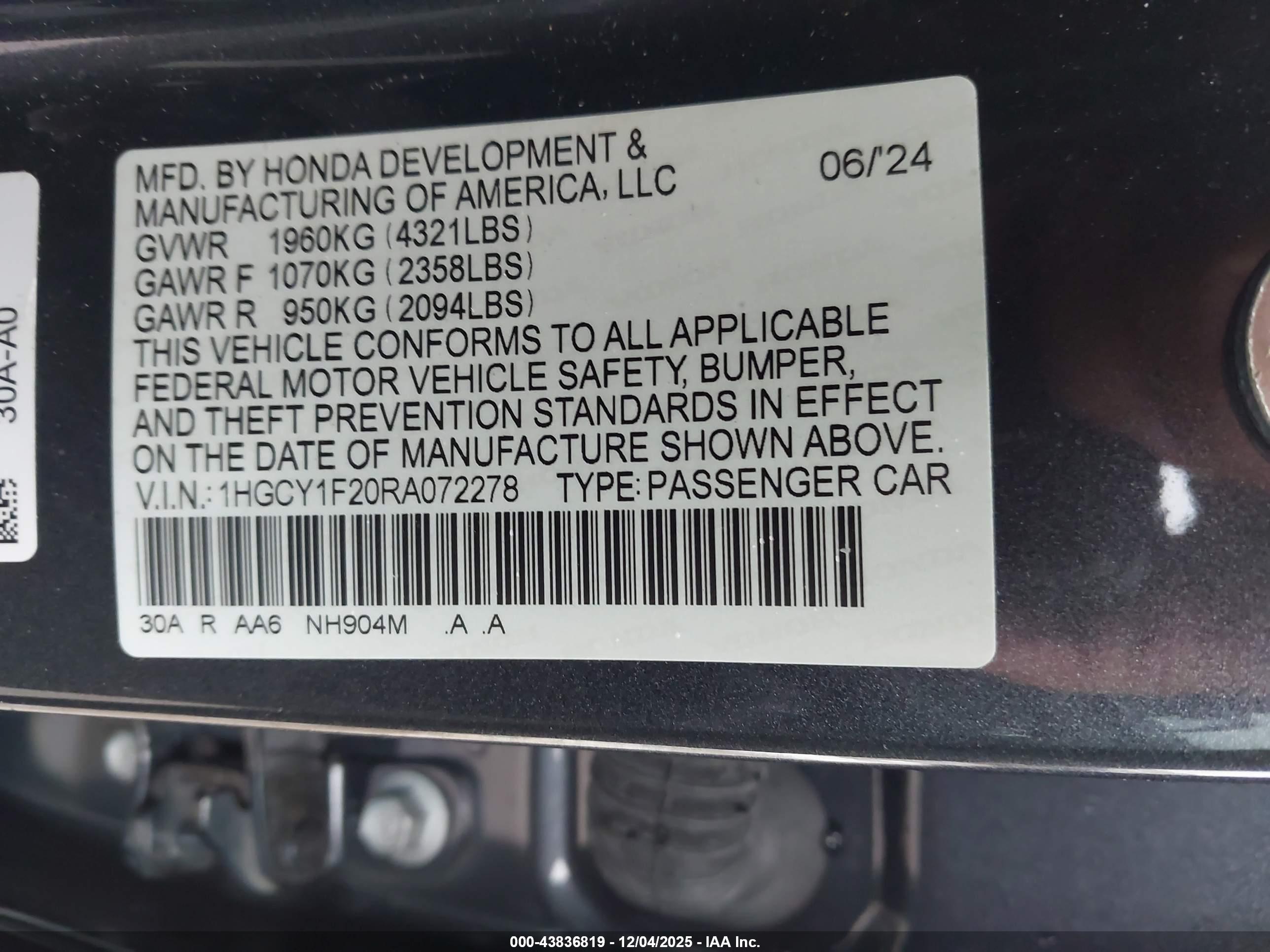 HONDA ACCORD image 9