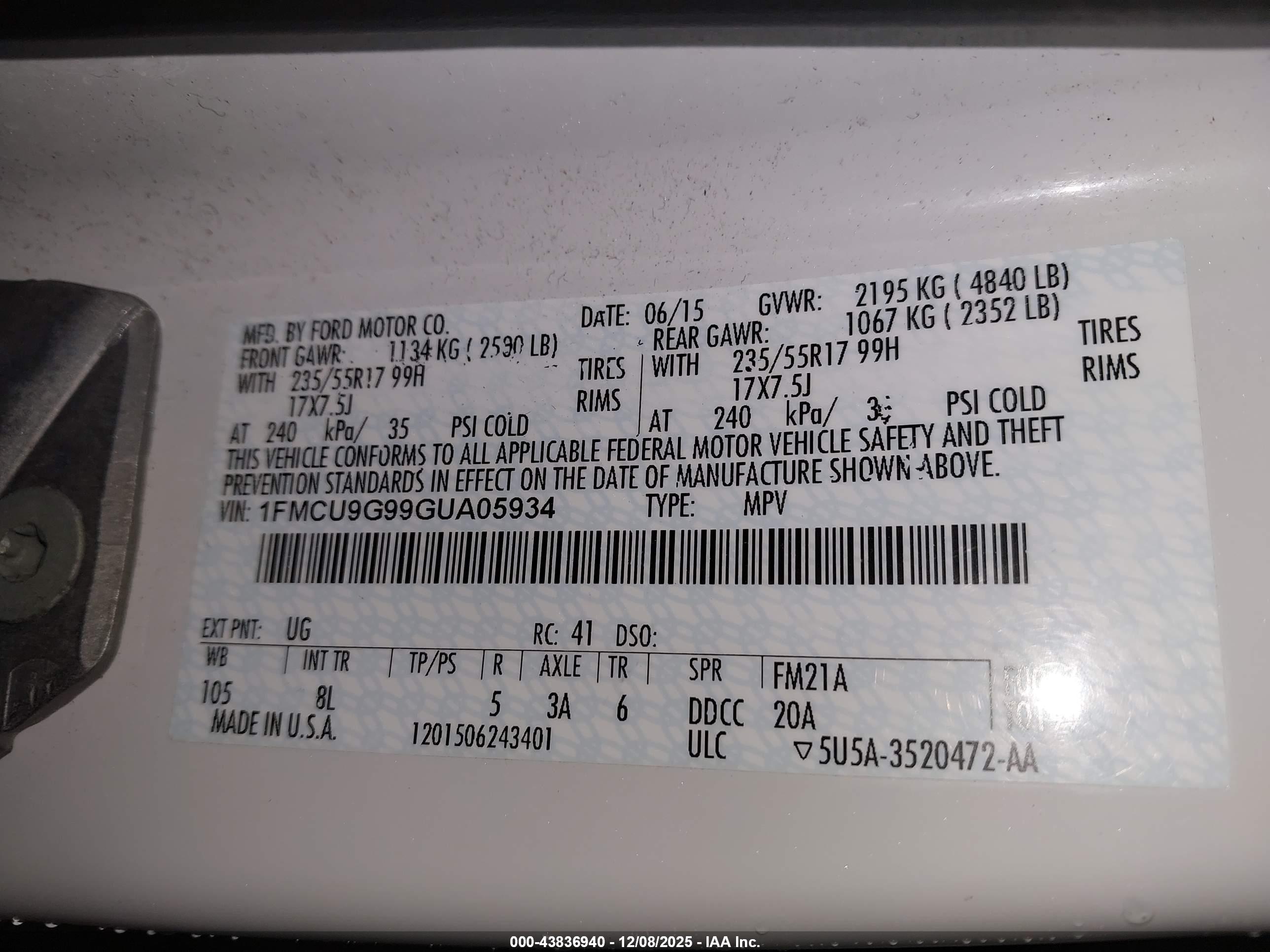 FORD ESCAPE image 9