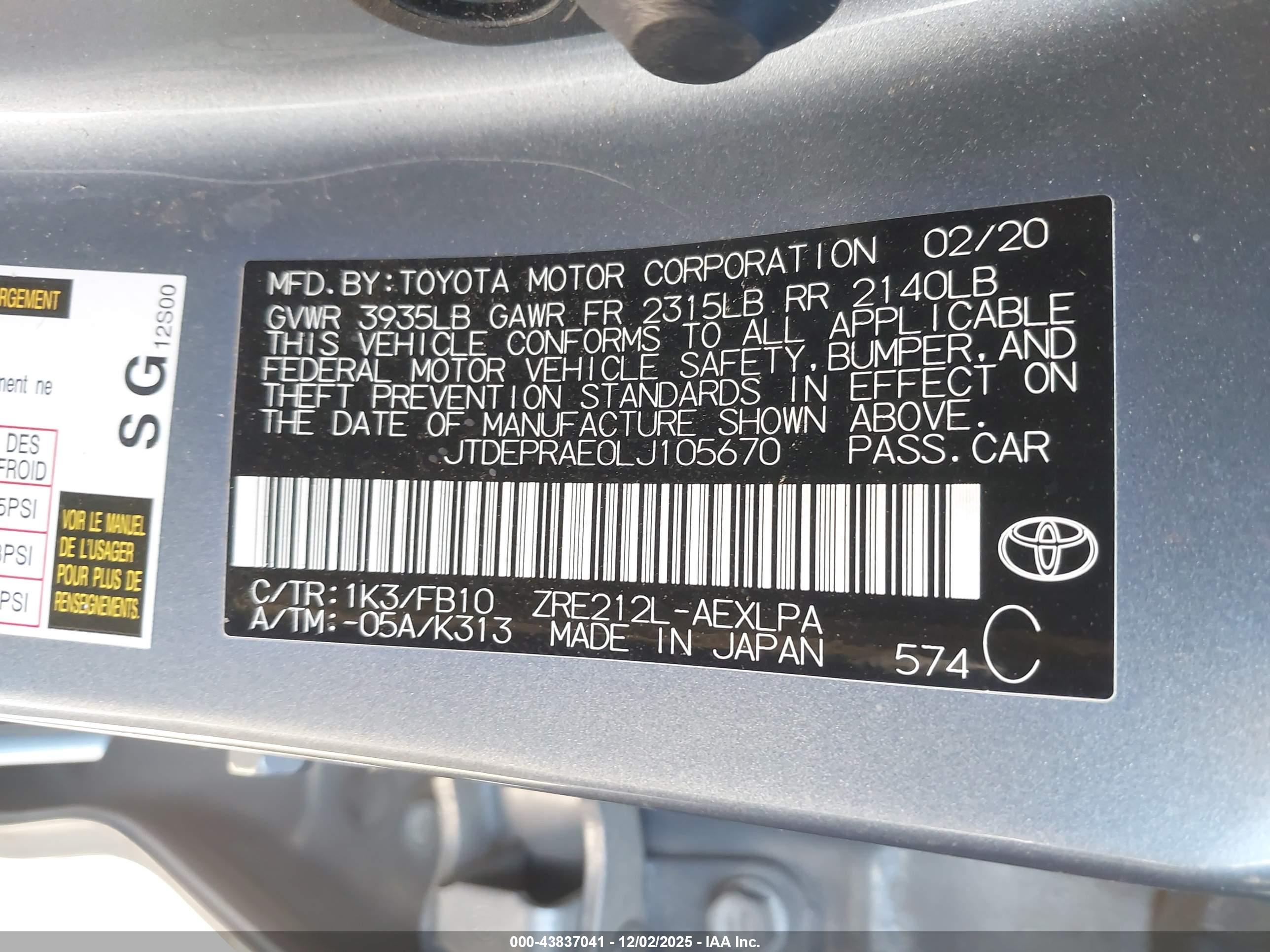 TOYOTA COROLLA image 9